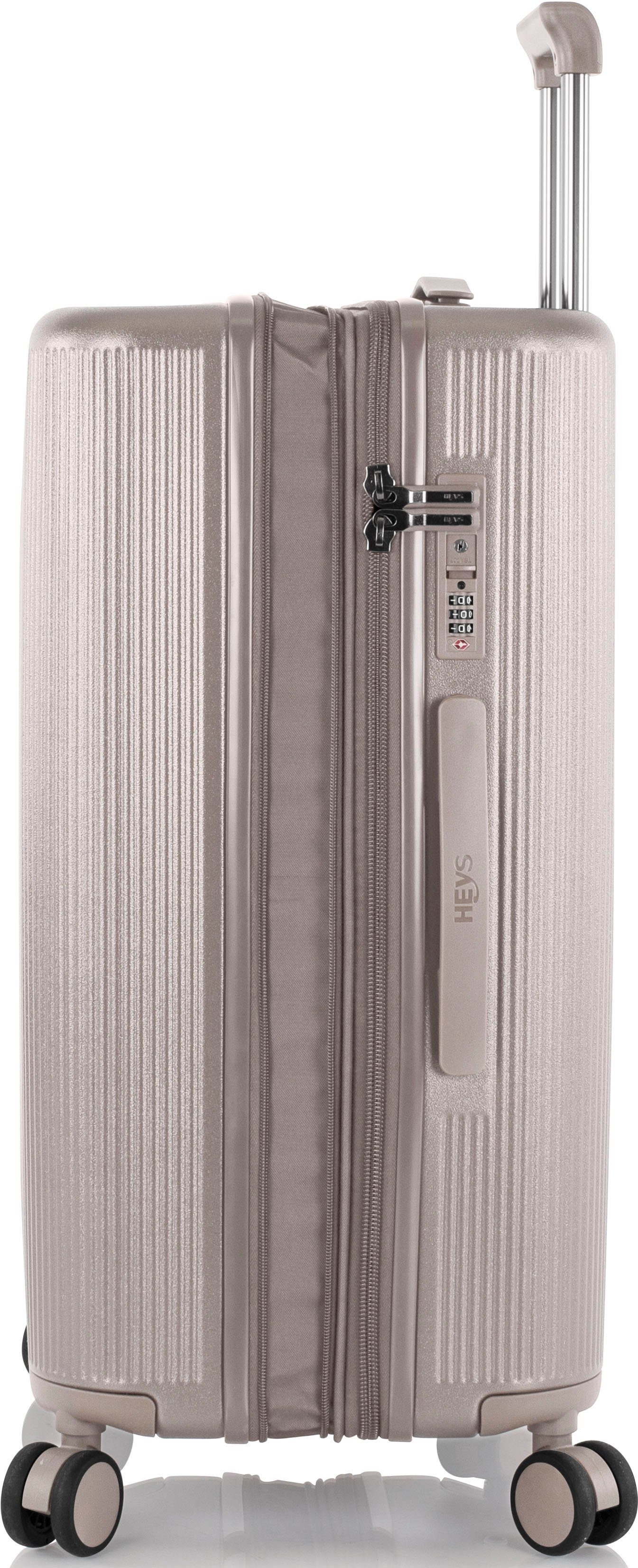 Heys Hardshell-trolley Earthtone verschillende maten en kleuren x Joachim Llambi reisbagage TSA-slot volumevergroting