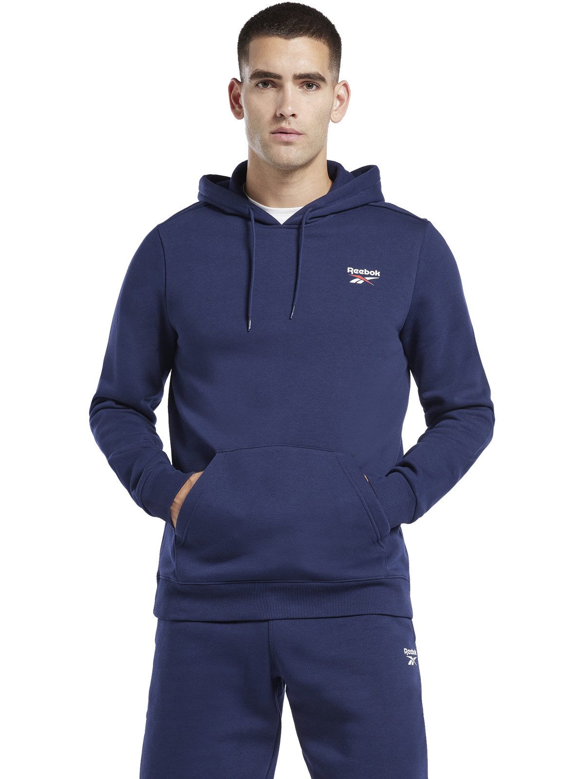 Reebok Identity Small Logo Fleece Hoodie Heren