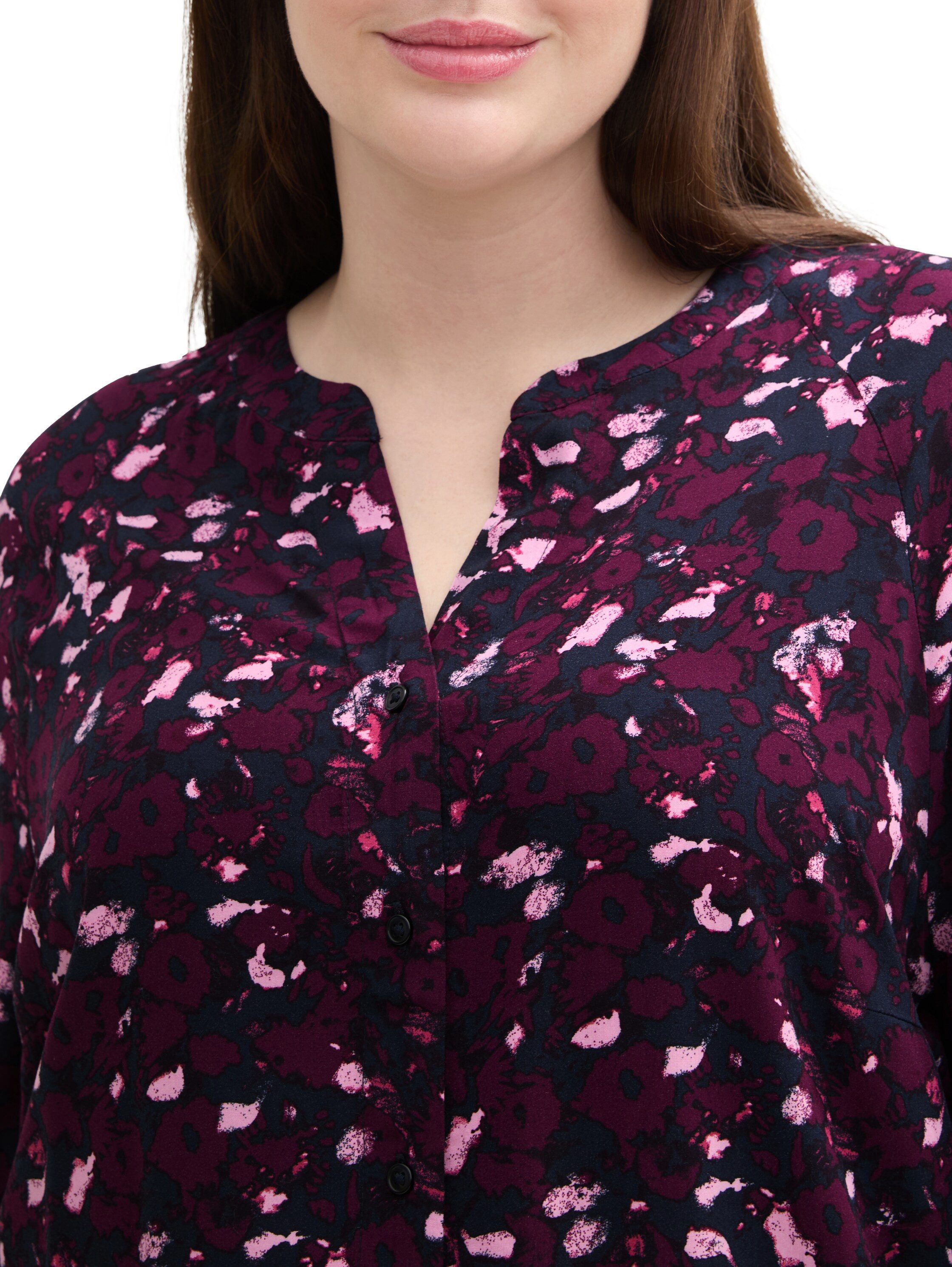 TOM TAILOR MY TRUE ME Blouse met lange mouwen met all-over print