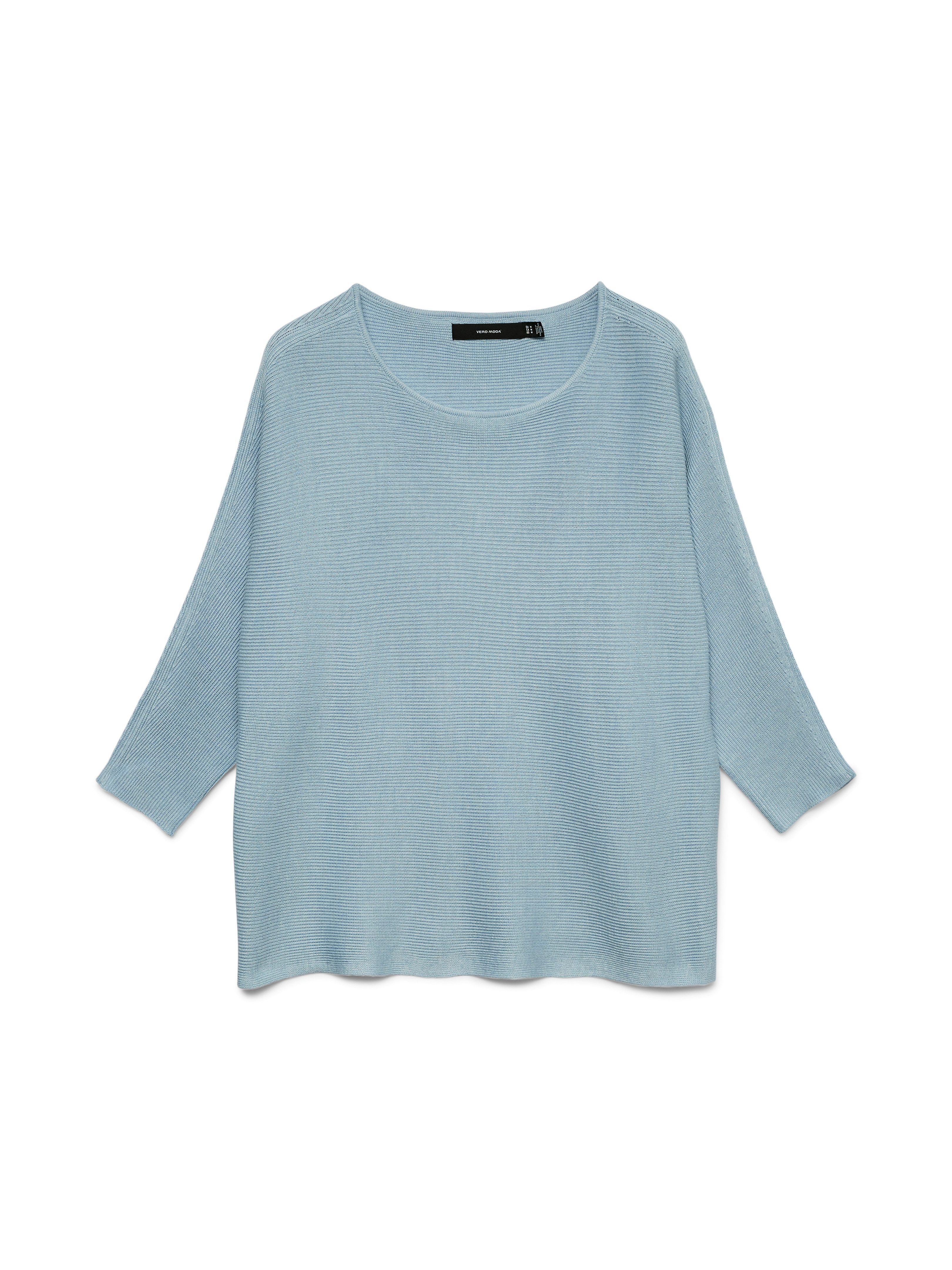 Vero Moda Trui met 3/4-mouwen VMNORA 3/4 BOATNECK BLOUSE NOOS