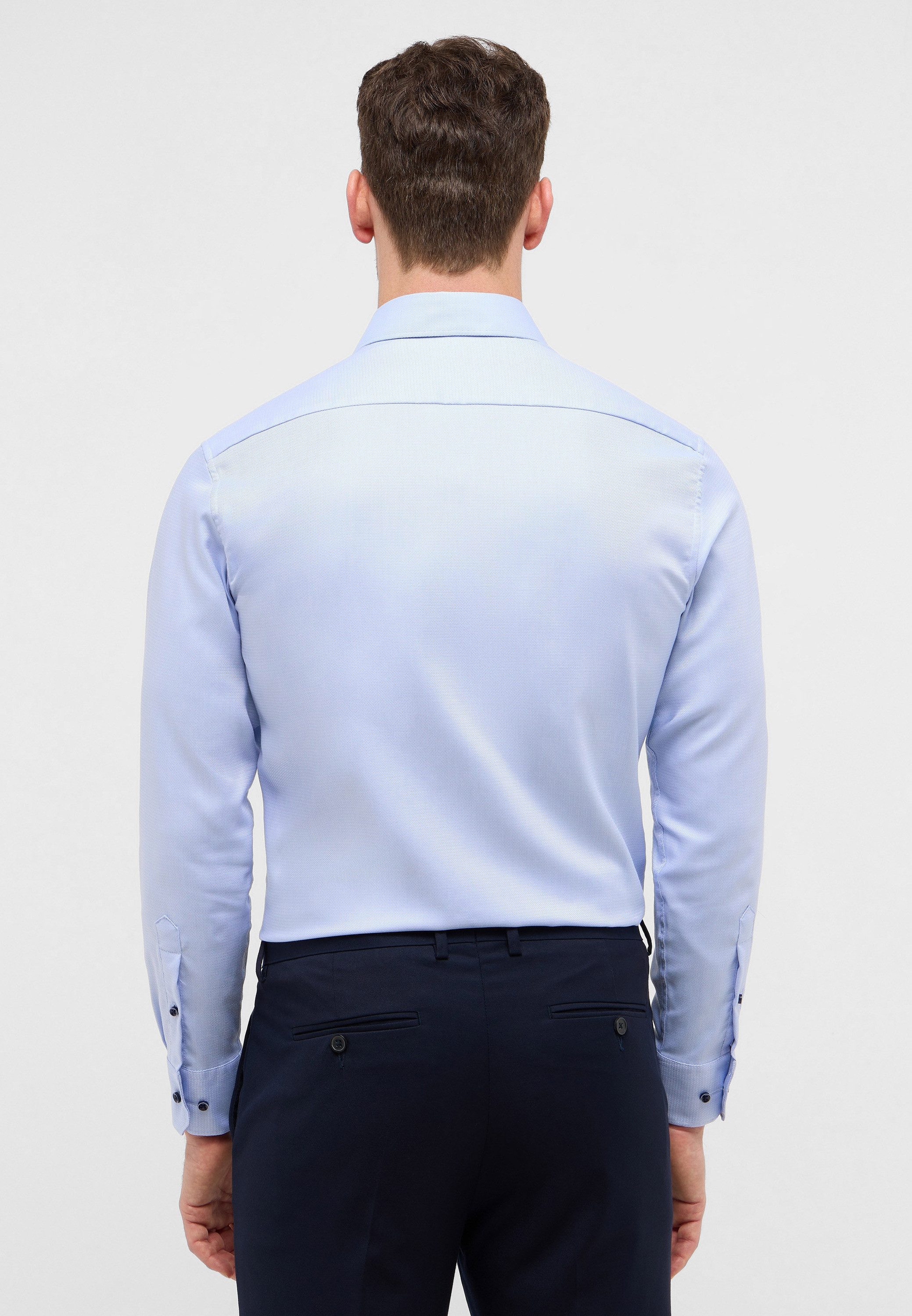 Eterna Overhemd met lange mouwen MODERN FIT NON IRON (strijkvrij)