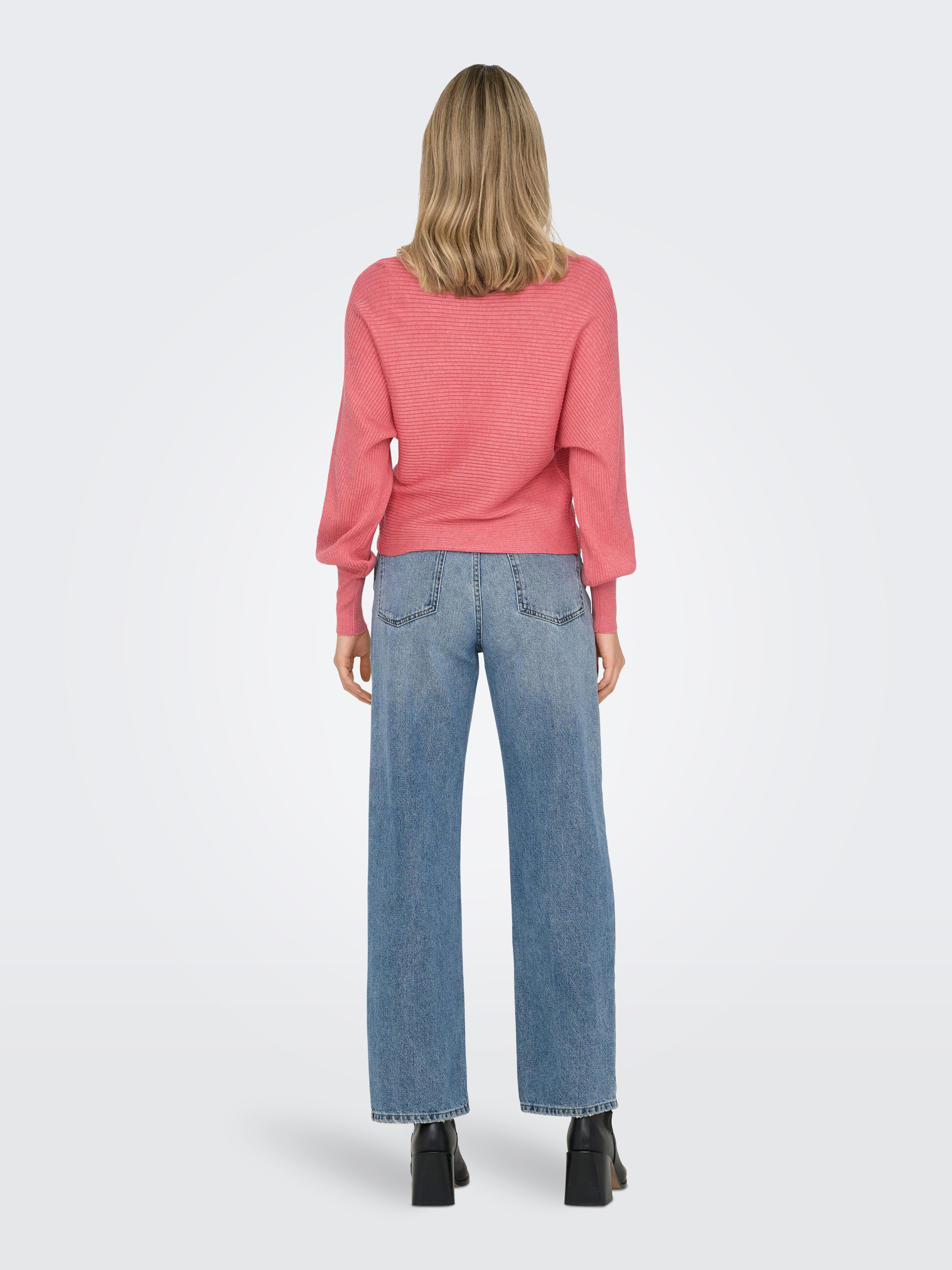 Only Gebreide trui ONLADALINE L/S SHORT PULLO KNT NOOS