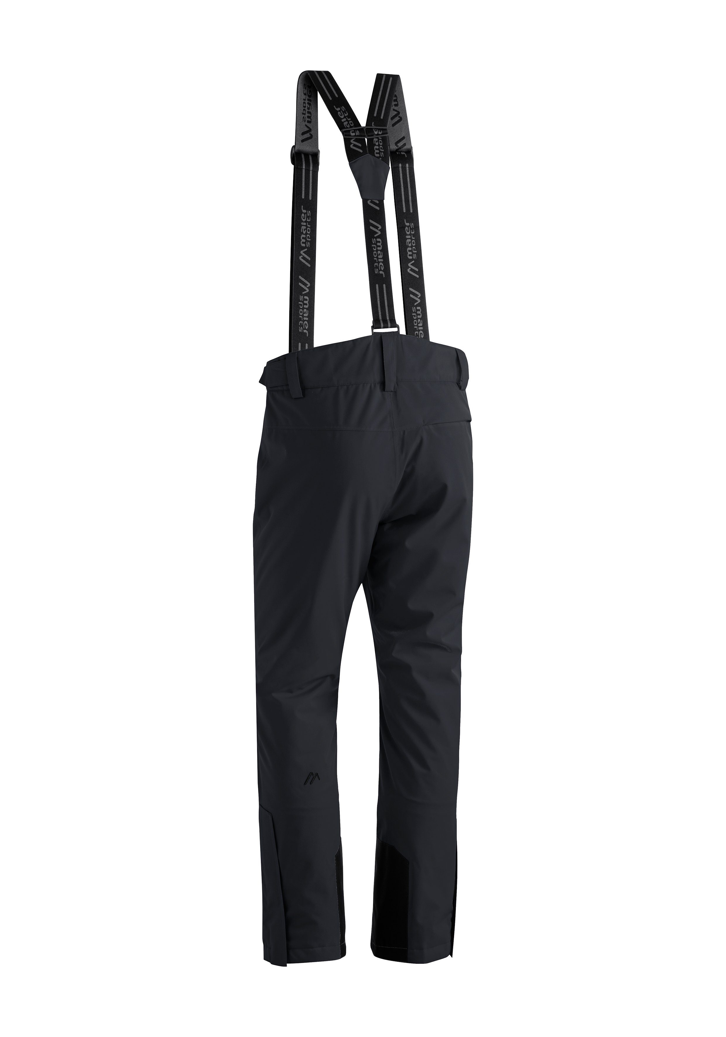 Maier Sports Skibroek Anton slim Heren sneeuwbroek met bretels, wind/waterdicht, slim fit