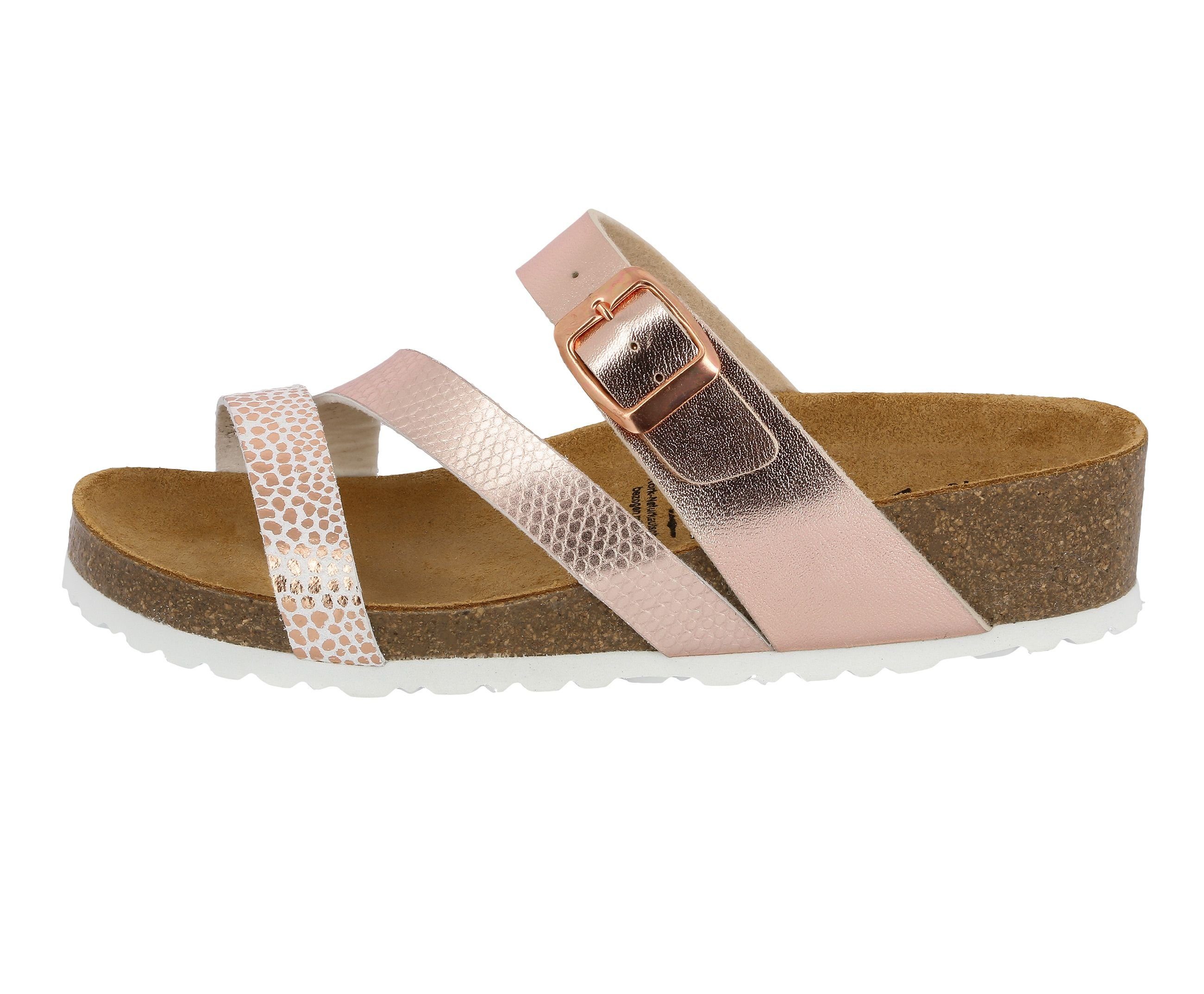 Lico Slippers Natural Glitter dames schoenen maat 38 EU roze