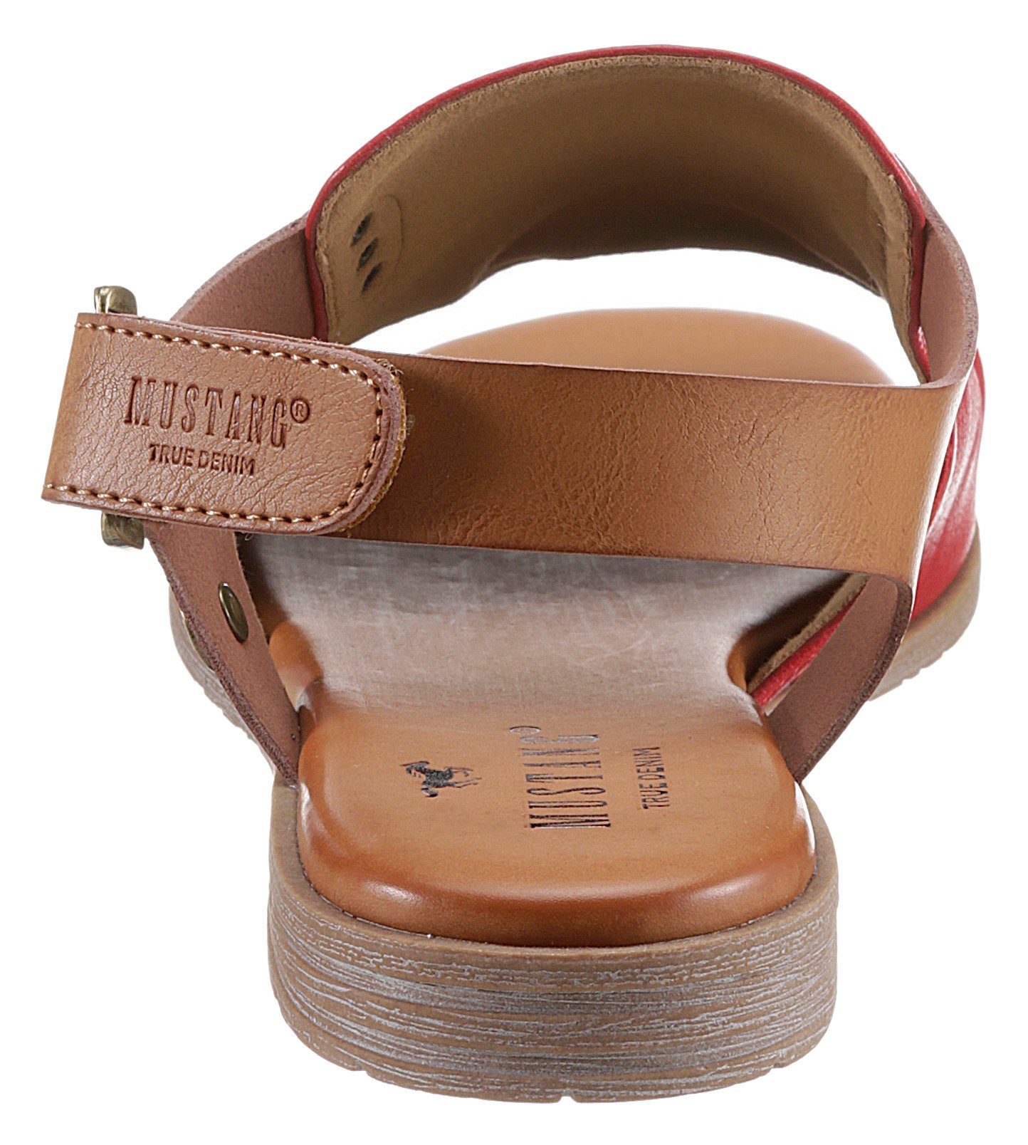Mustang Shoes Sandalen zomerschoen, sandaal, blokhak, met klittenbandsluiting