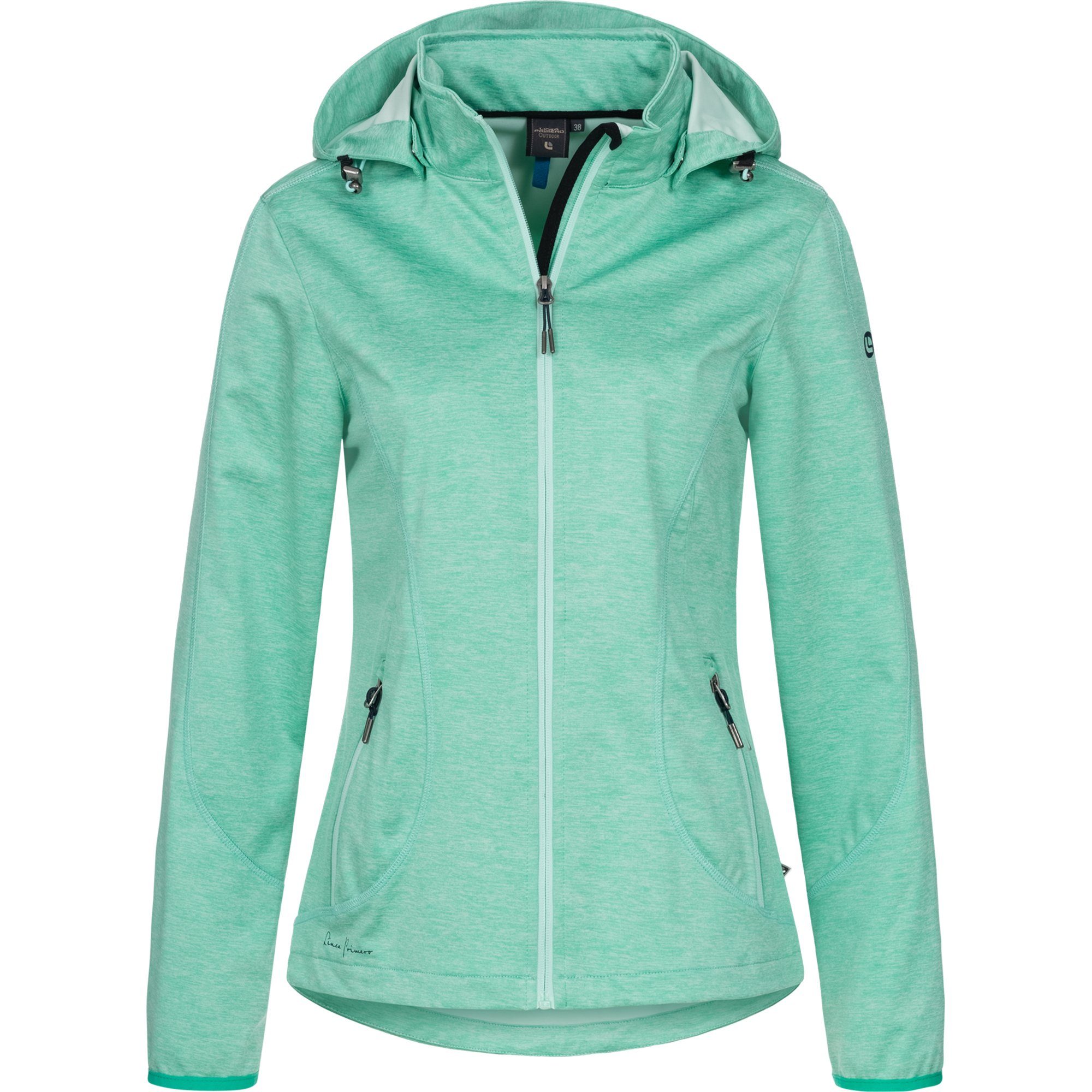 DEPROC Active Softshell-jack JOSEPHIN PEAK WOMEN met afneembare capuchon
