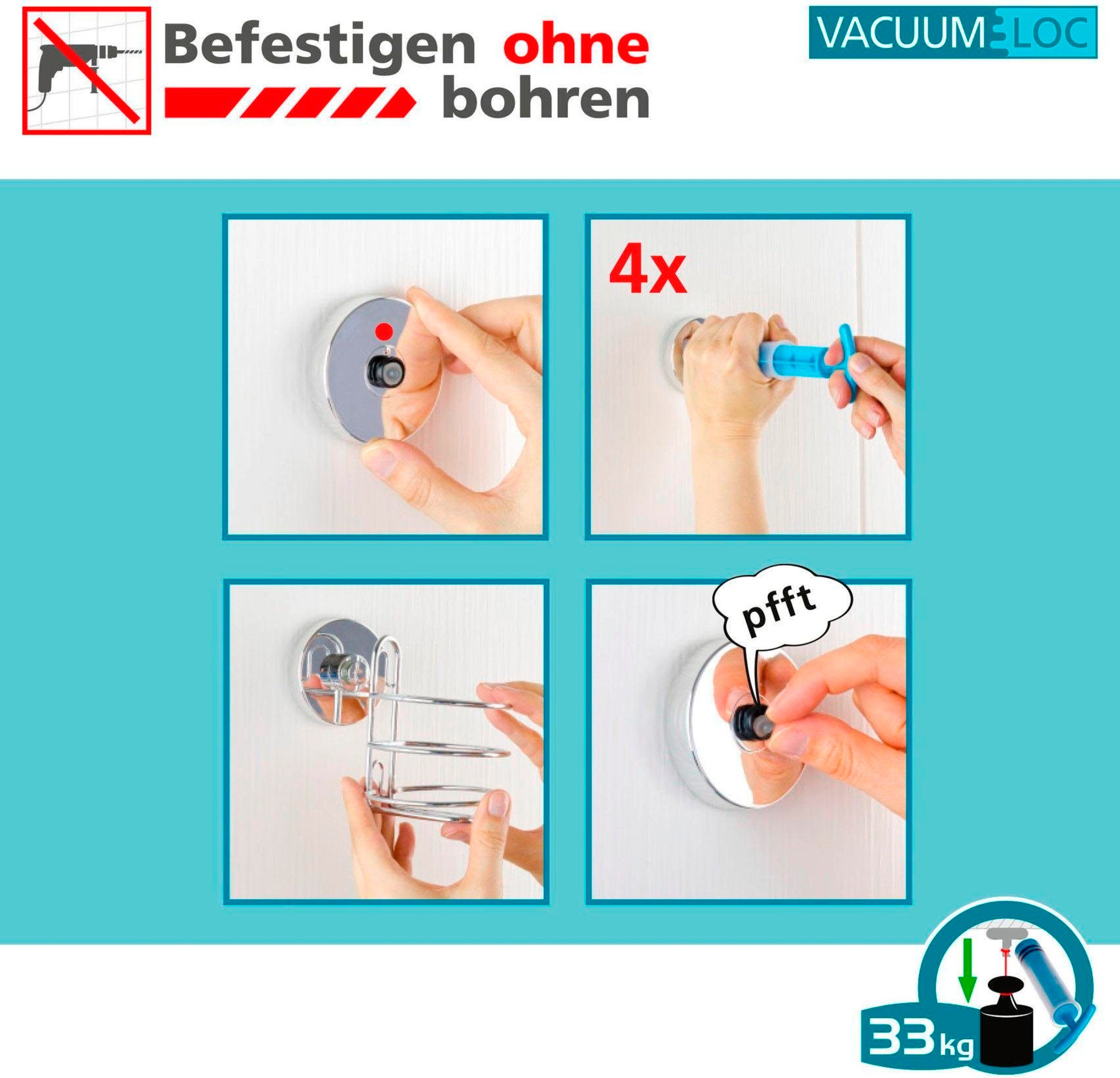 WENKO Zeepdispenser Capri Vacuüm-Loc®