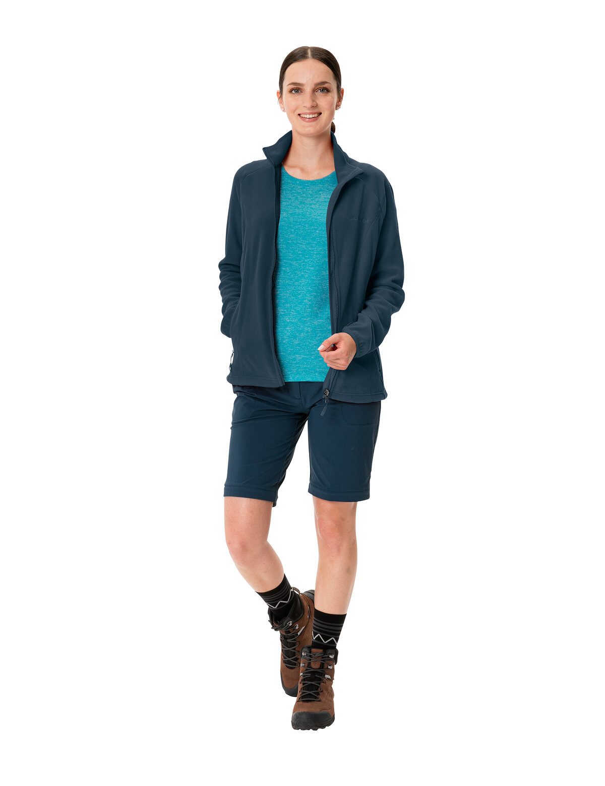 VAUDE Fleecetrui WOMEN'S ROSEMOOR FLEECE JACKET II (1-delig)