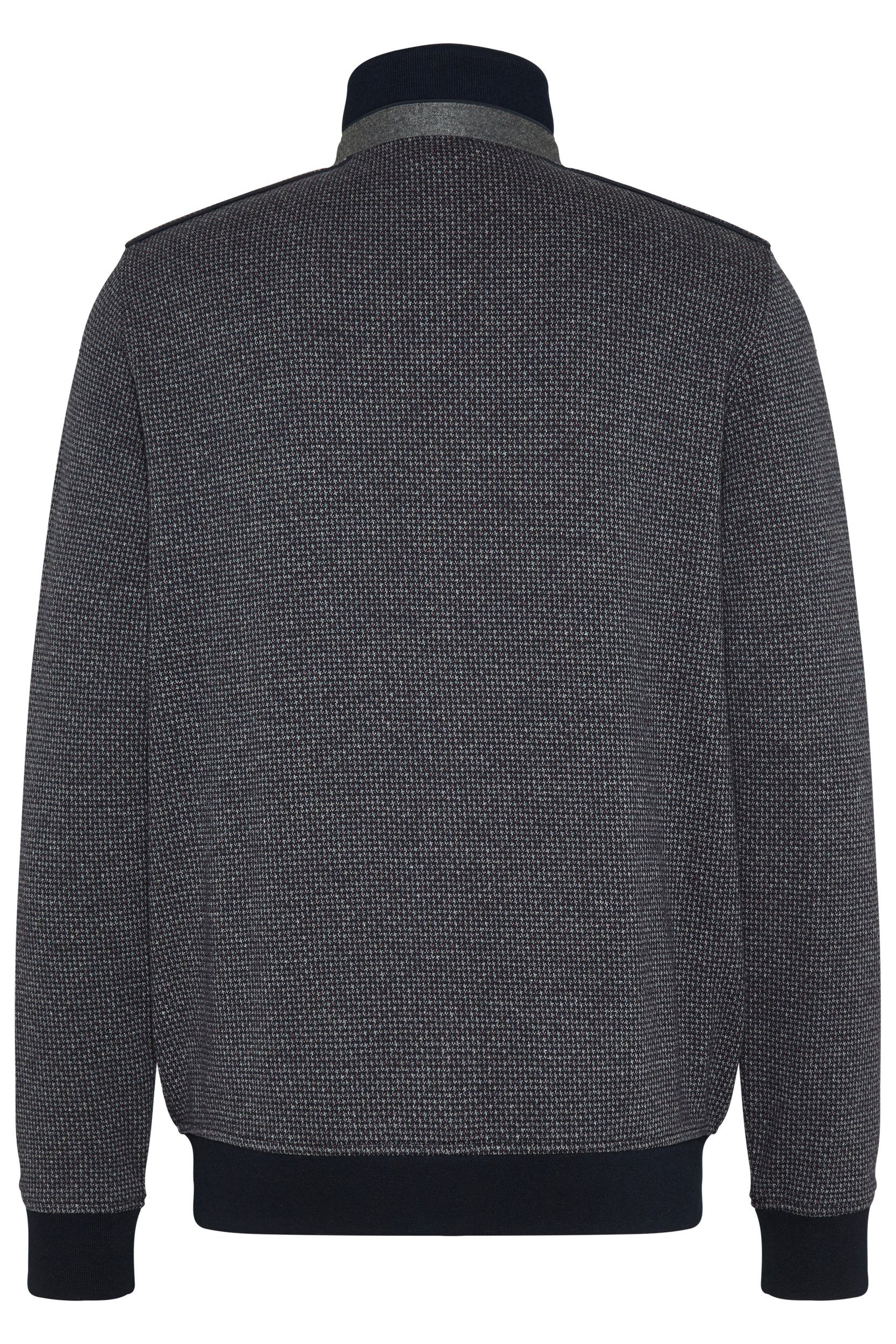 Bugatti Sweatvest met opstaande kraag