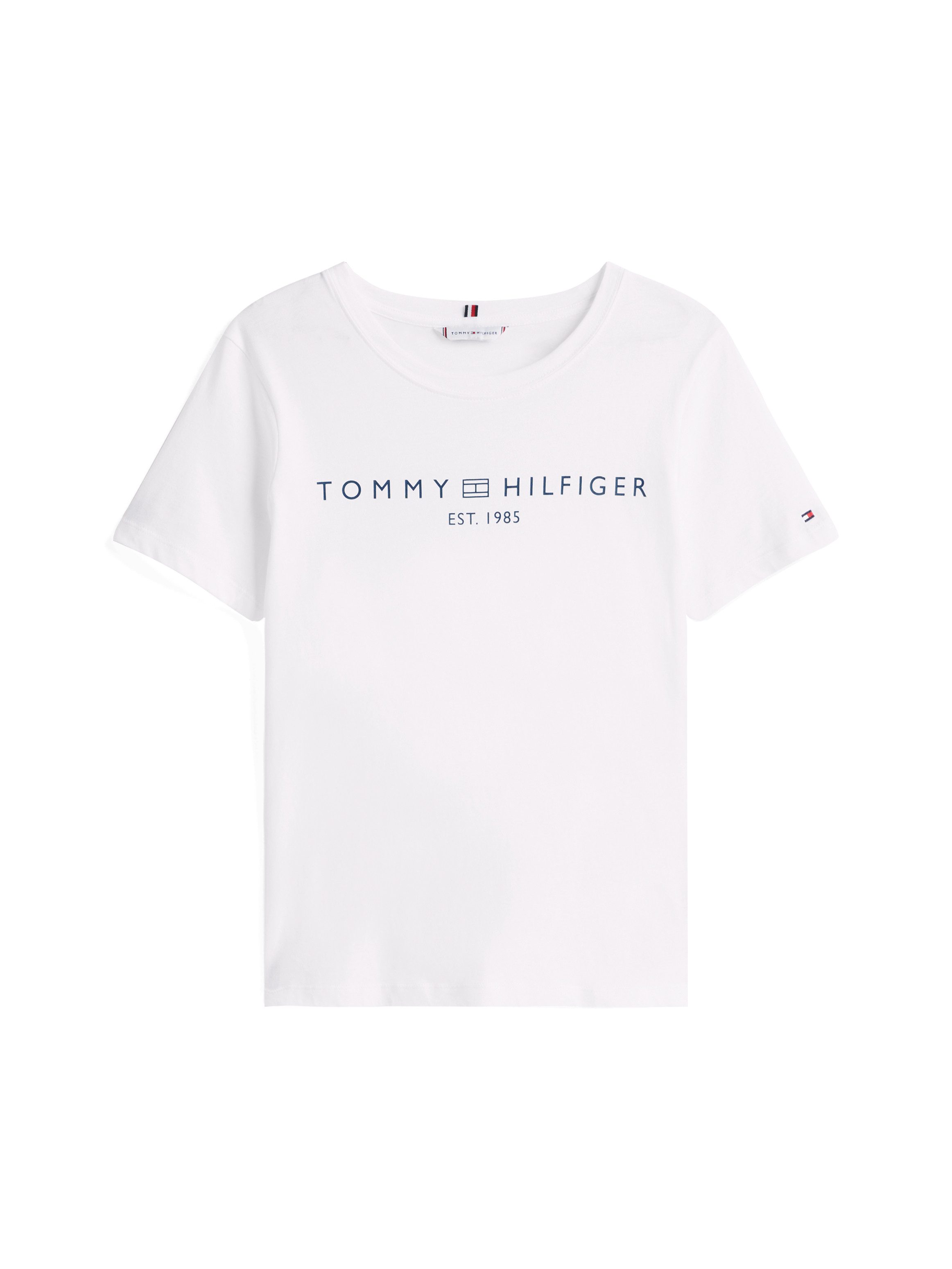 Tommy Hilfiger T-shirt REG CORP LOGO C-NK SS met een logo-opschrift