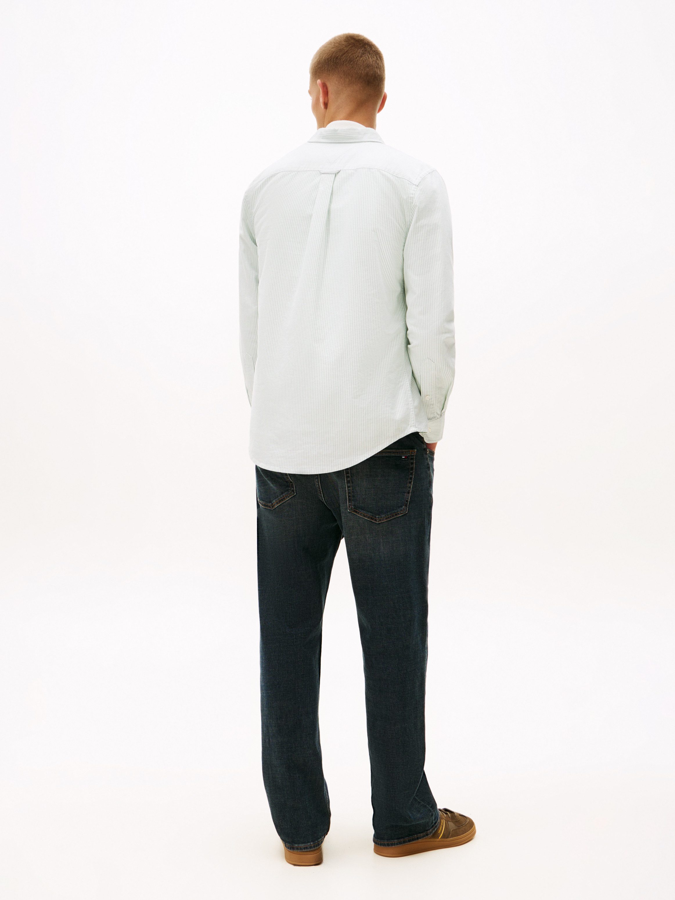 TOMMY JEANS Overhemd met lange mouwen TJM SLIM STRIPE OXFORD SHIRT EXT
