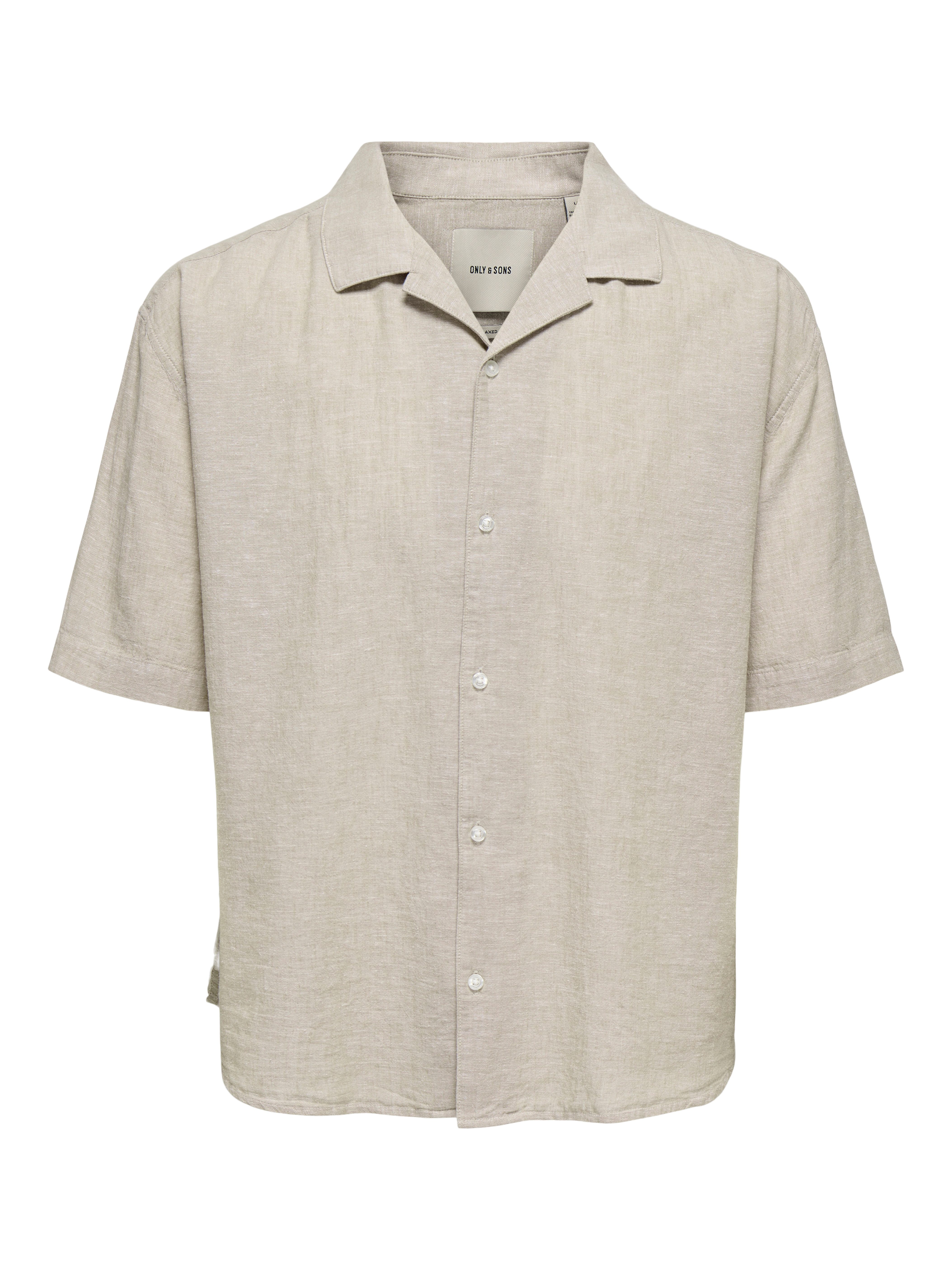 ONLY & SONS Overhemd met korte mouwen ONSCAIDEN LIFE RELAX SS RESORT 1PKT SHIR