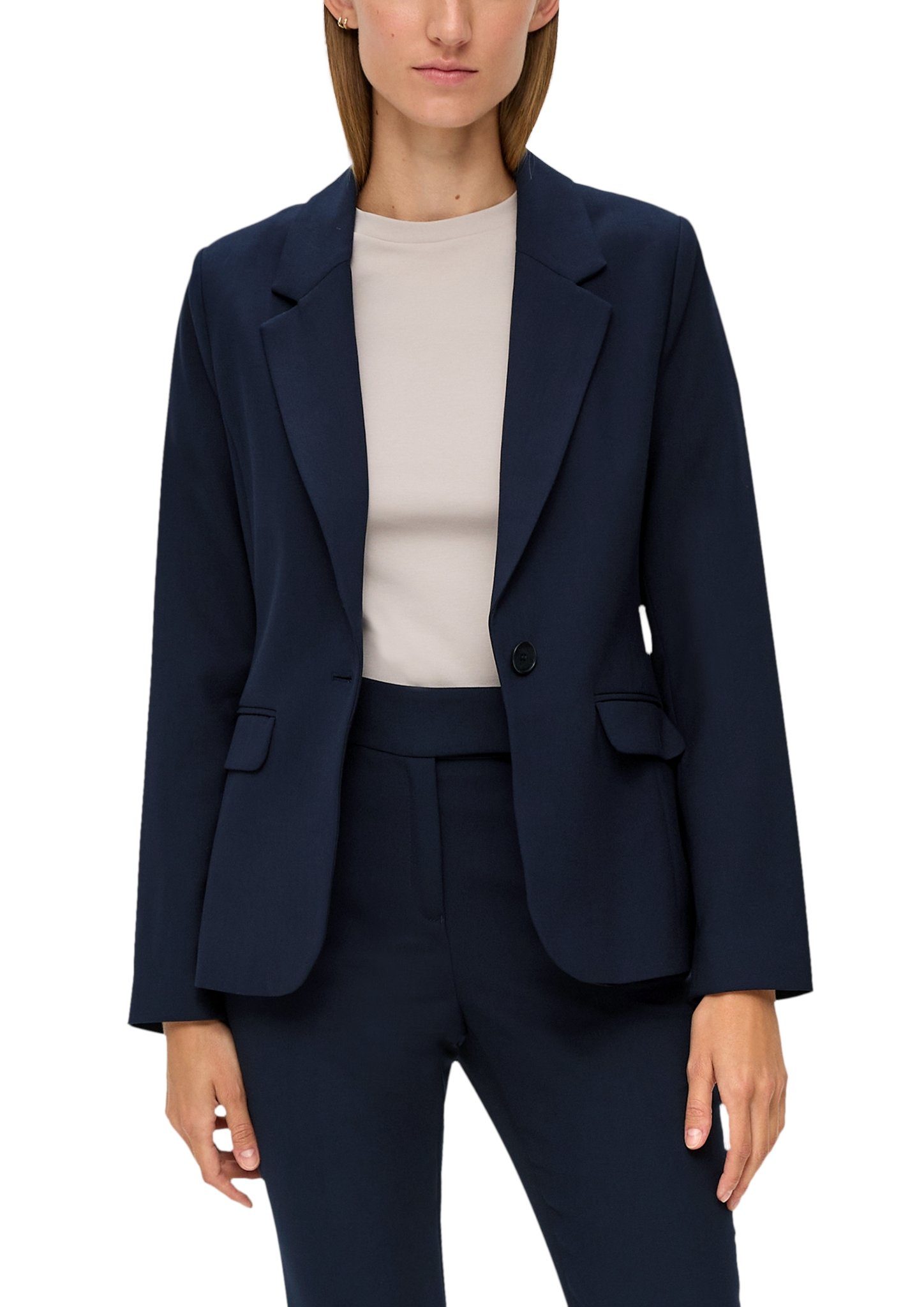 NU 20% KORTING: s.Oliver BLACK LABEL Korte blazer