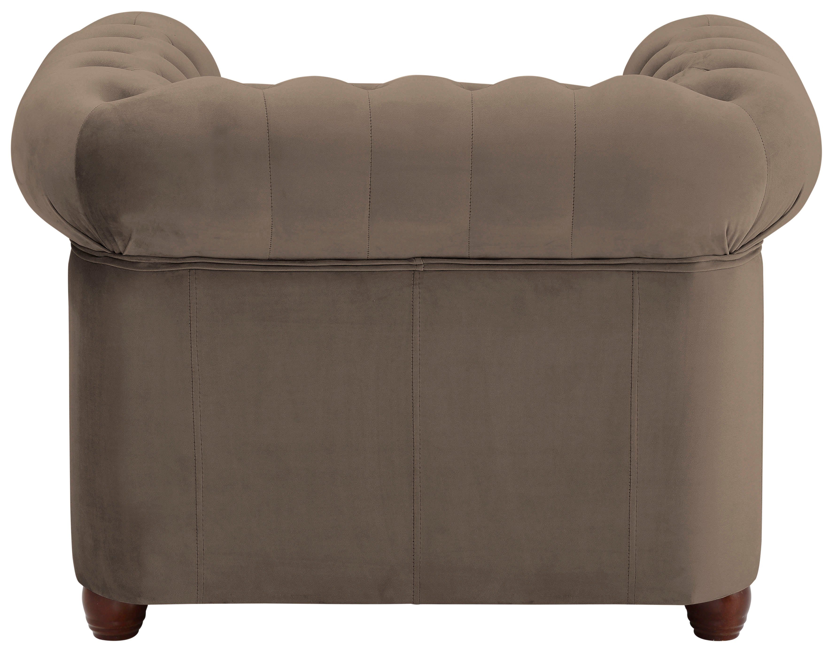 Home affaire Chesterfield-fauteuil New Castle fauteuil hoogwaardige capitonnage, bxdxh: 104x86x72 cm