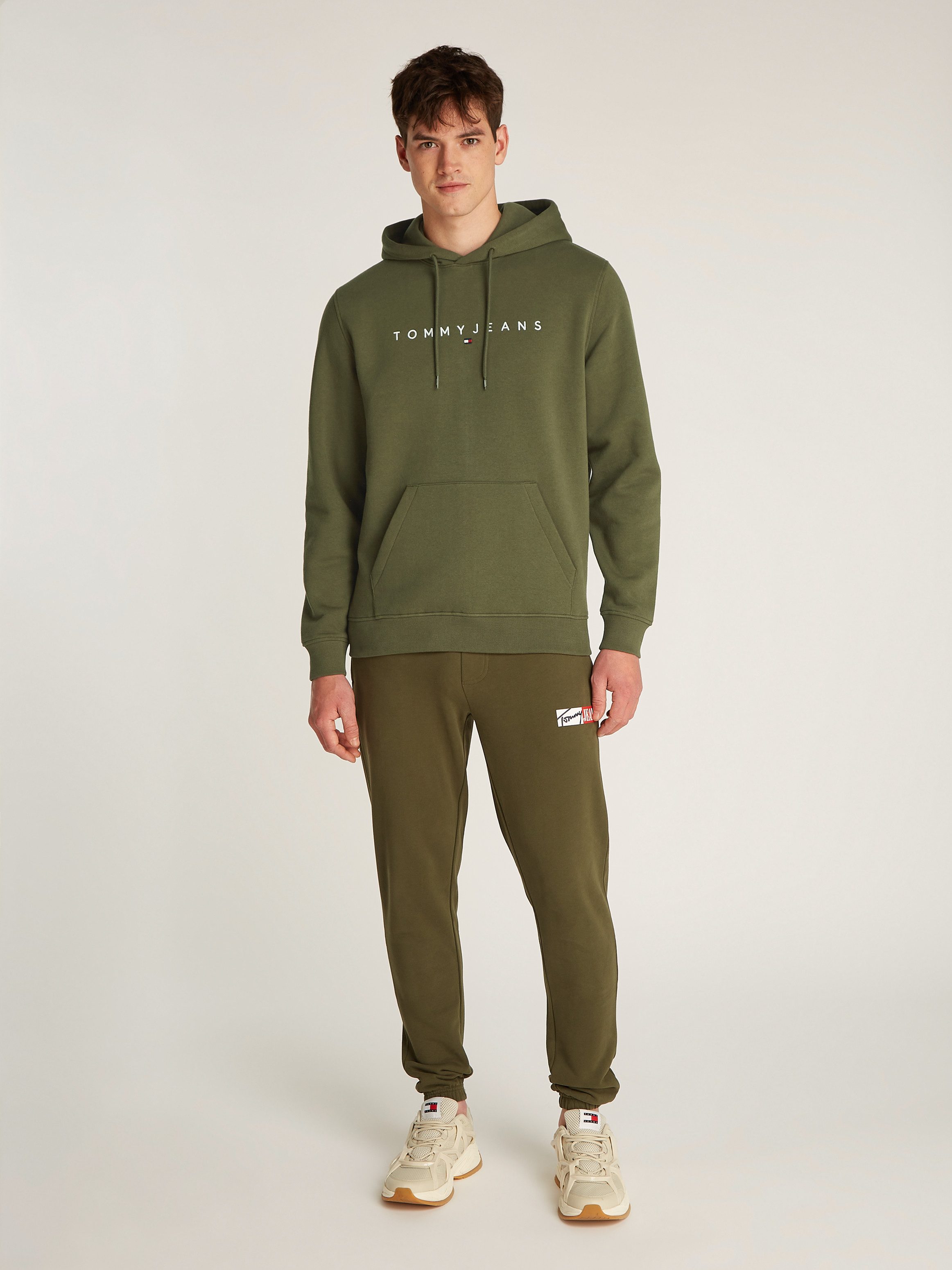 Tommy Jeans Plus Hoodie TJM REG LINEAR LOGO HOODIE EXT