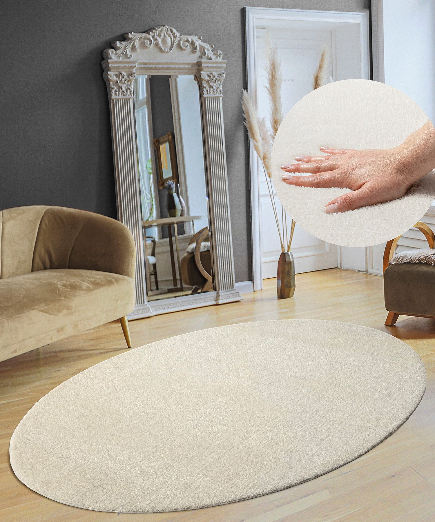 The carpet Vloerkleed Relax wasbare woonkamer tapijt modern antislip
