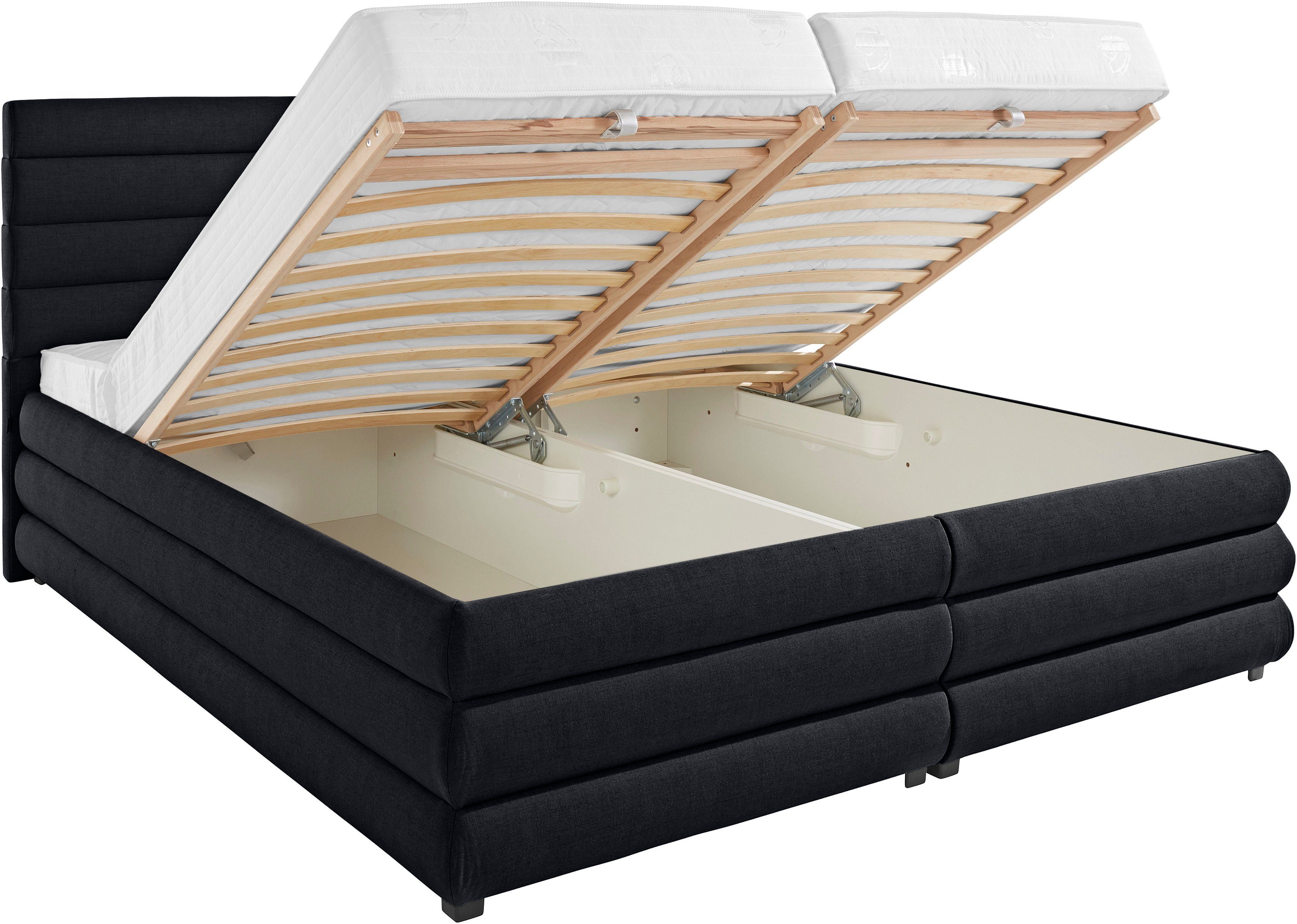 LeGer Home by Lena Gercke Gestoffeerd bed Maylis naar keuze met en zonder matras en lattenbodem, ook in 200 cm breedte