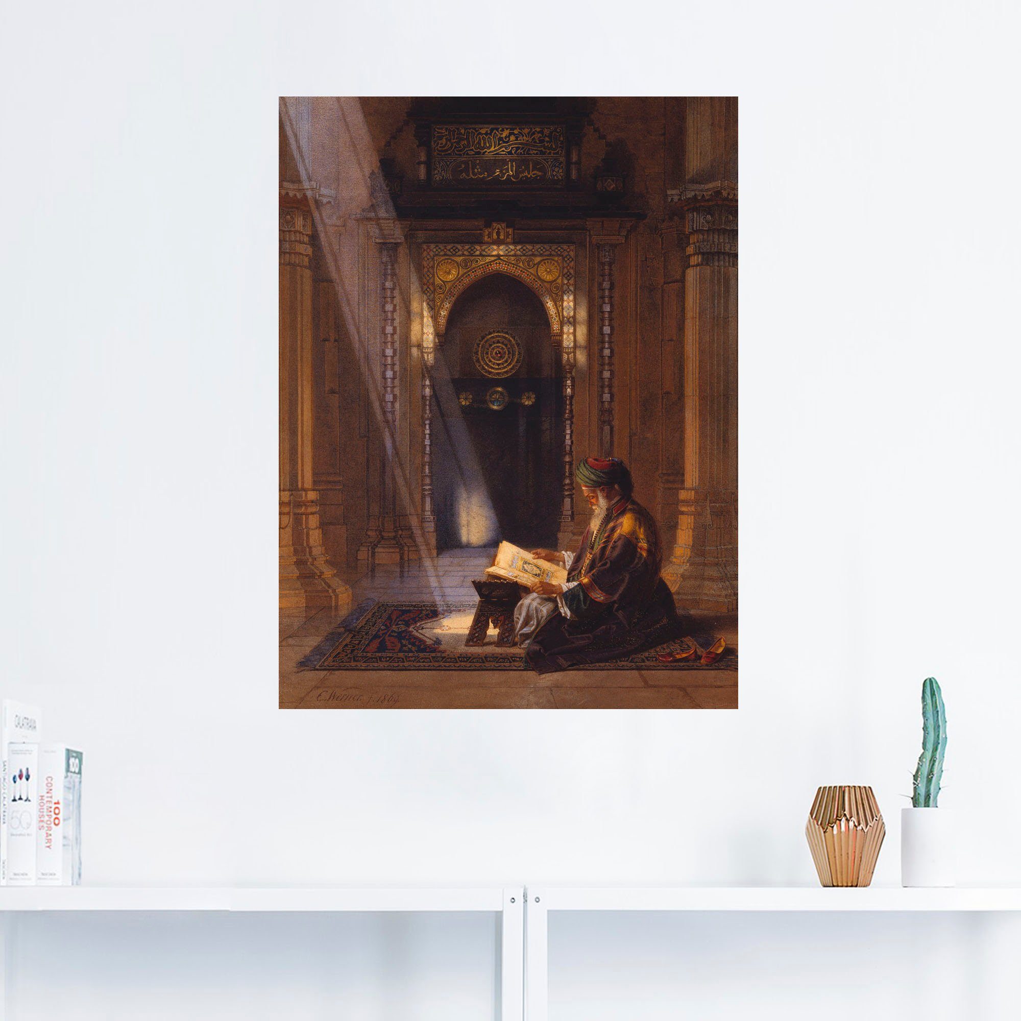 Artland Artprint In de moskee. als artprint op linnen, poster, muursticker in verschillende maten