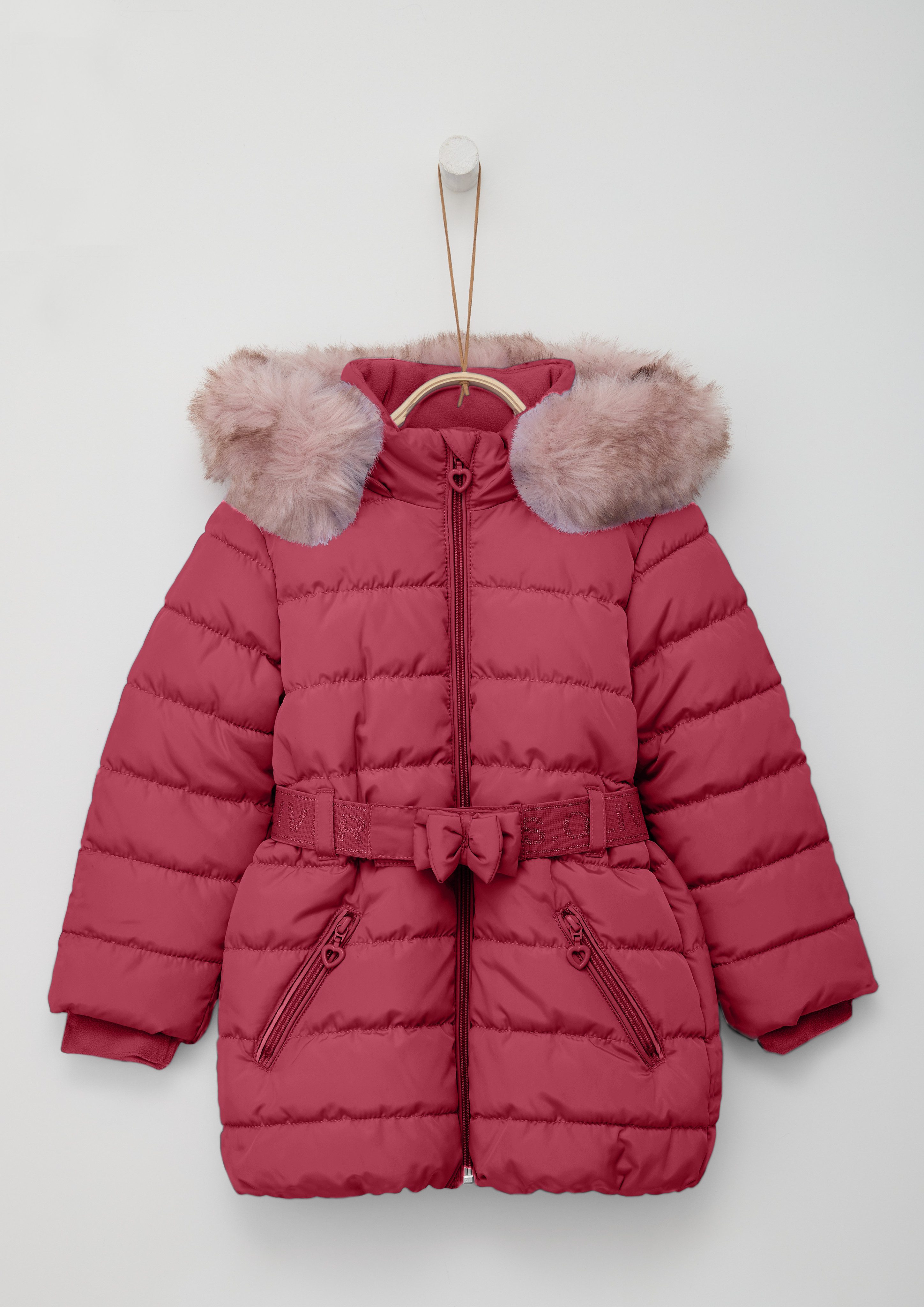 s.Oliver RED LABEL Junior Outdoorjack met een capuchon