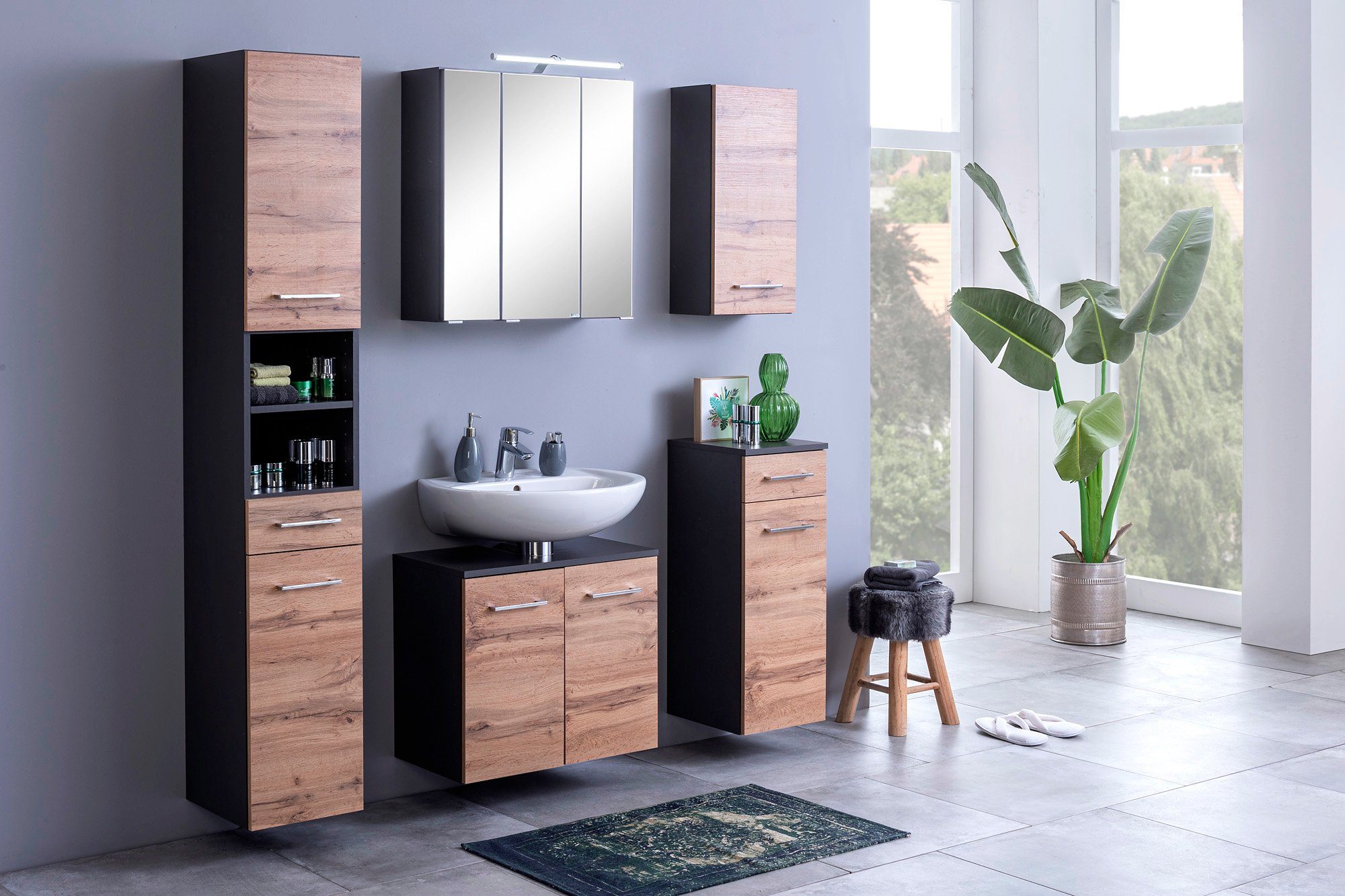welltime Smalle kast Avignon staand en hangend te monteren