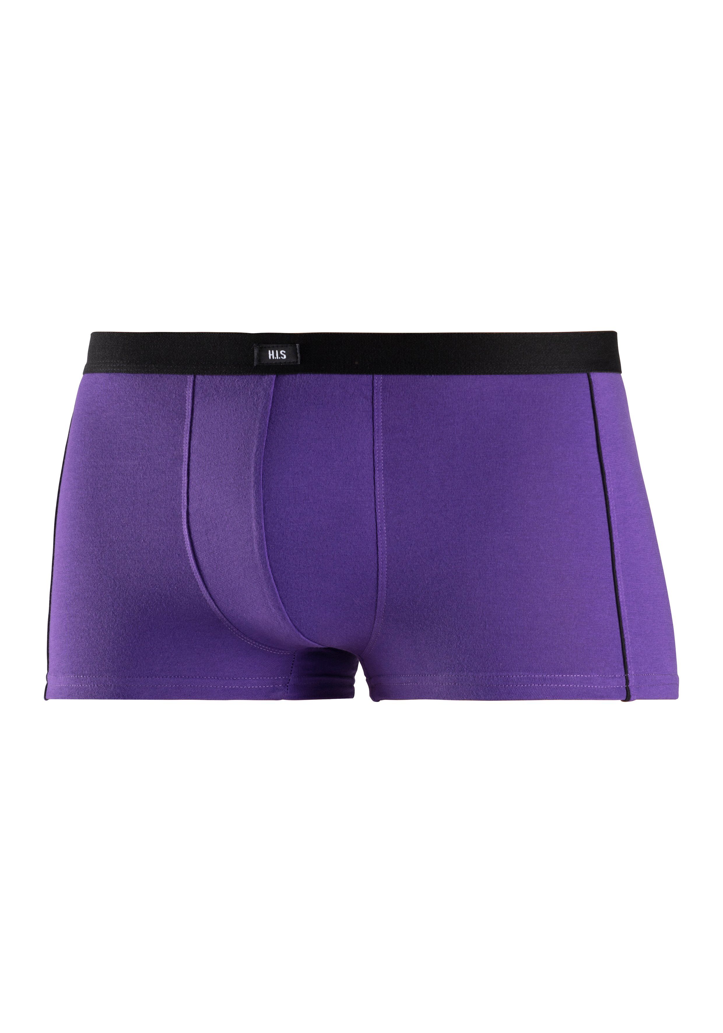 H.I.S Hipster strak zittende boxershorts van katoenmix (set, 3 stuks)