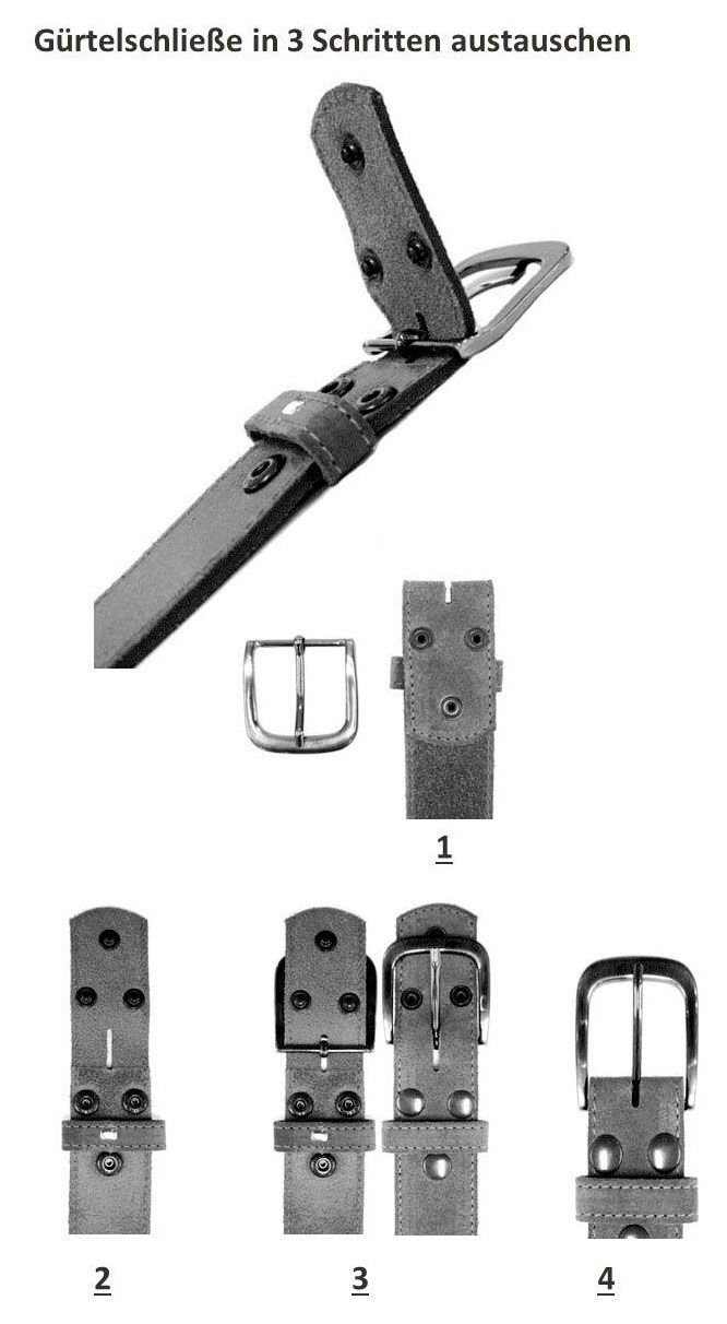 RETTUNGSRING by showroom 019° Gesp individuele riemsluiting, sluiting, 4 cm, zamak