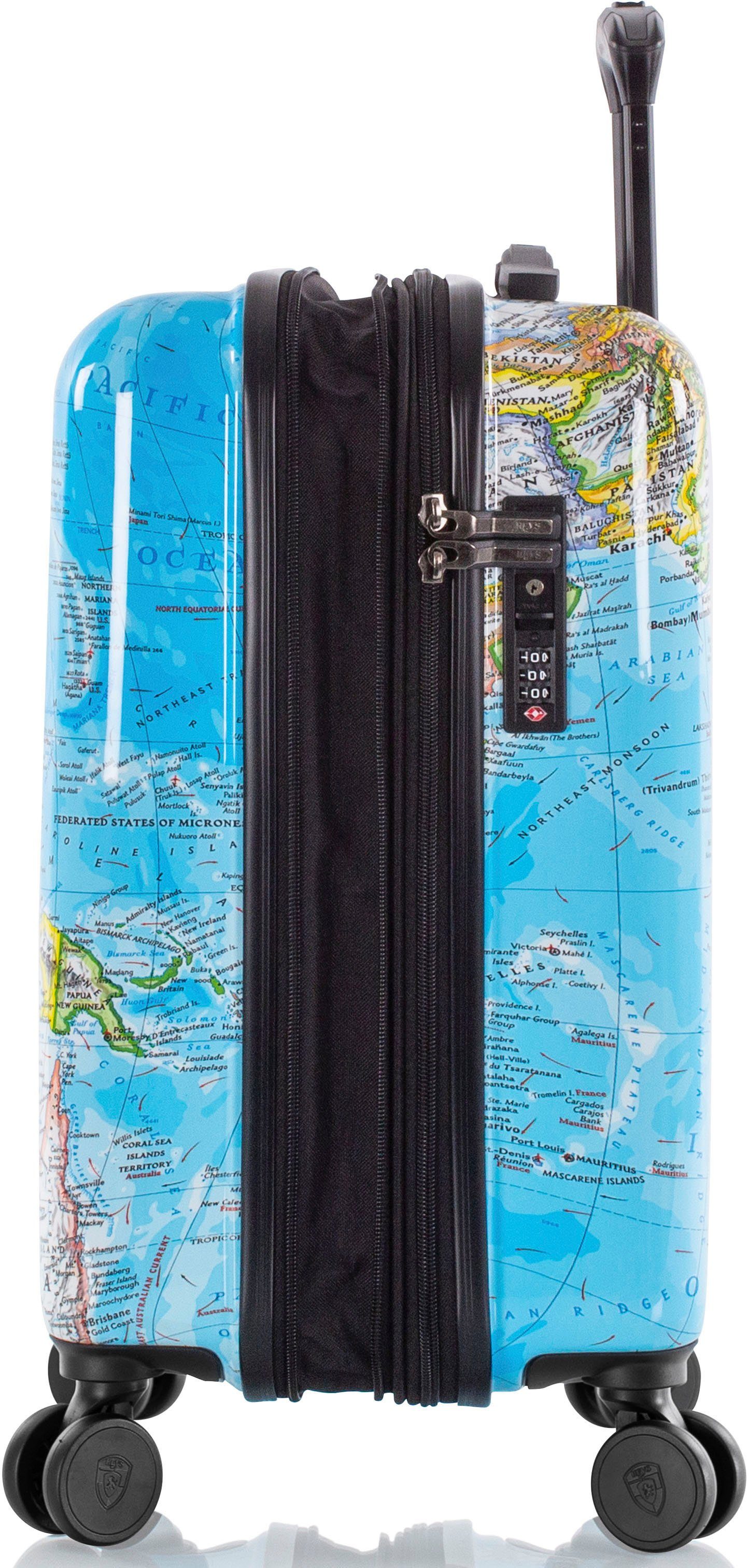 Heys Hardshell-trolley Journey 3G bunt, 53 cm Heys x Joachim Llambi harde koffer volumevergroting