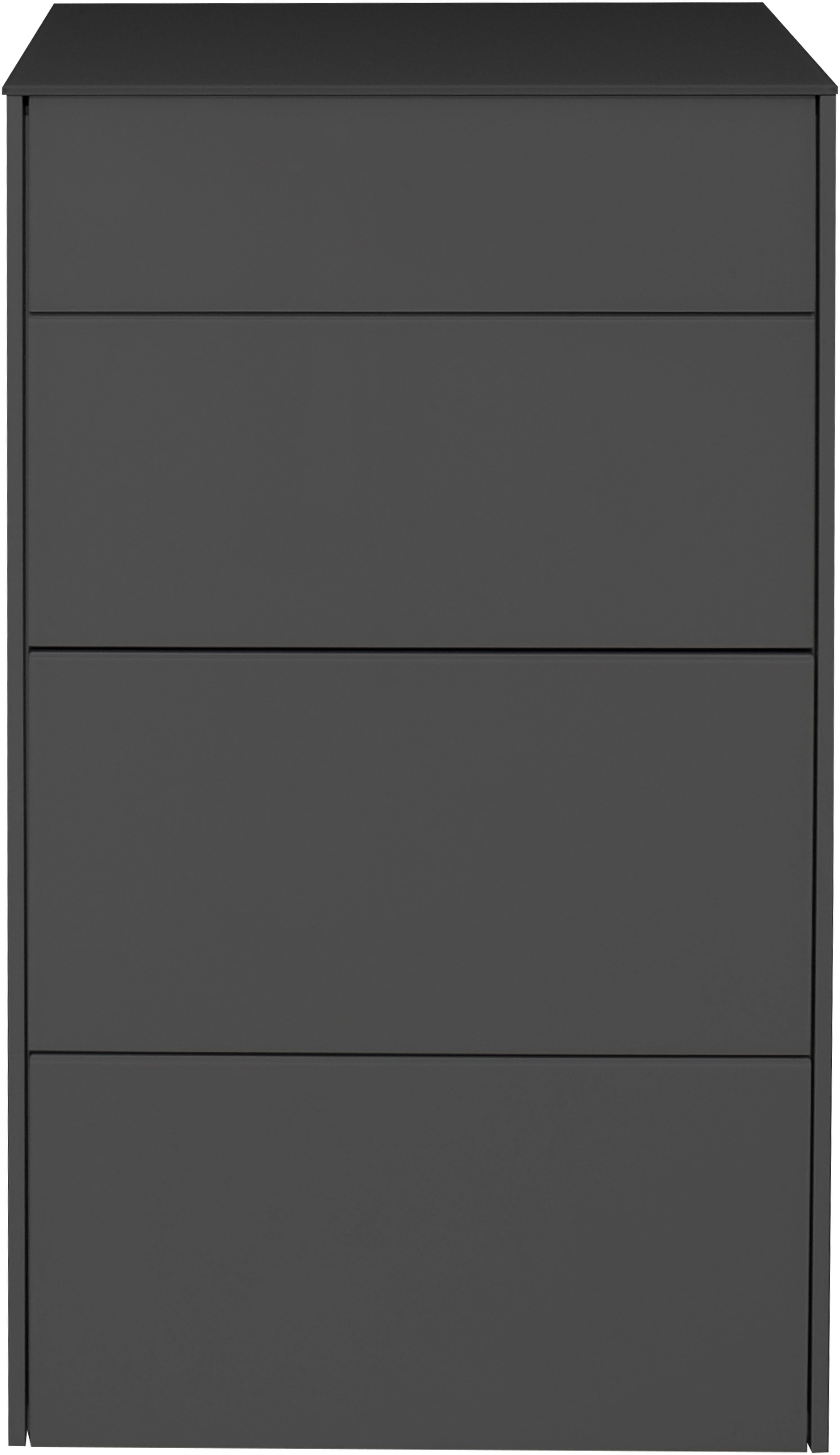 Mäusbacher Kast Imola BESTSELLER! Commode met glasfront en glazen bovenblad