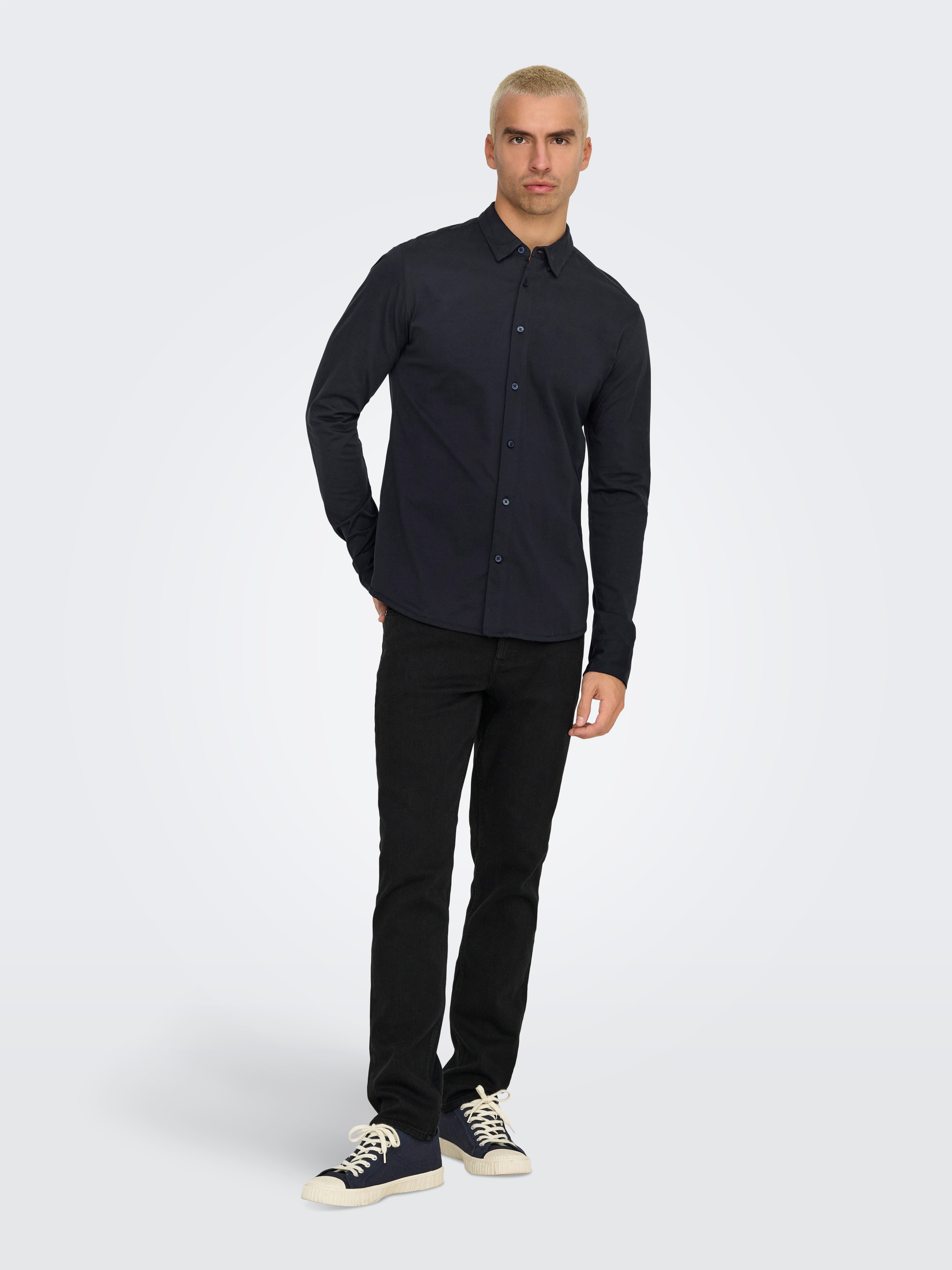 ONLY & SONS Overhemd met lange mouwen ONSROBIN B/U LS STRETCH SHIRT NOOS