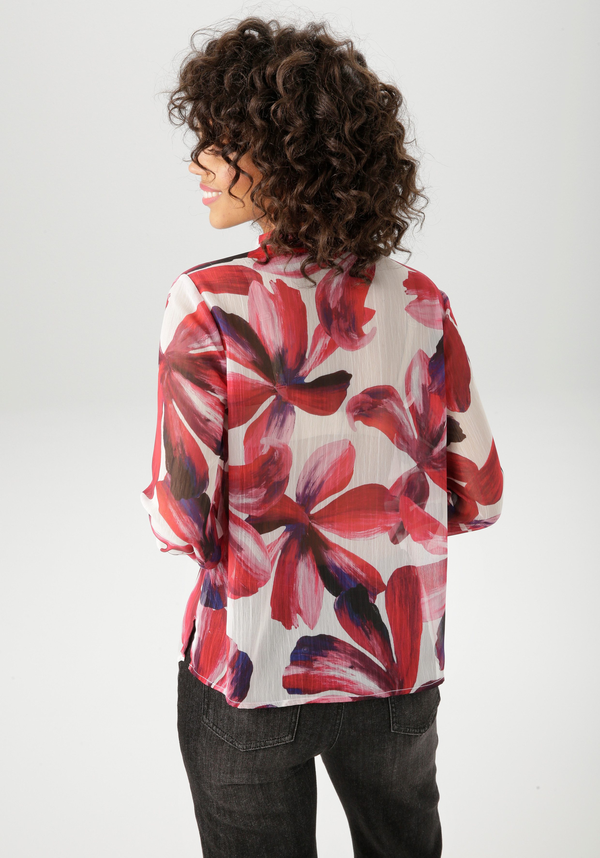 Aniston CASUAL Blouse met kraagstrik