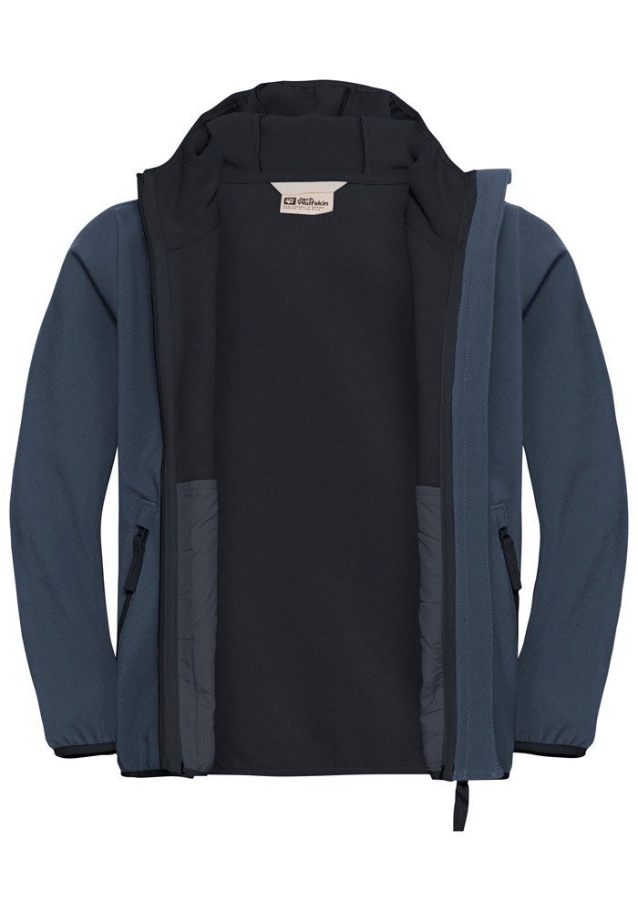 Jack Wolfskin Softshell-jack FOURWINDS JACKET KIDS