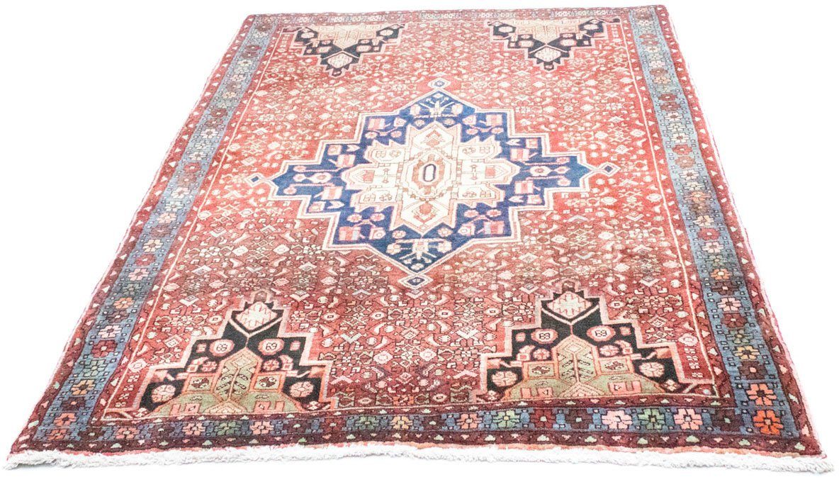 morgenland Wollen kleed Gholtogh medaillon rosso 195 x 136 cm Uniek exemplaar met certificaat