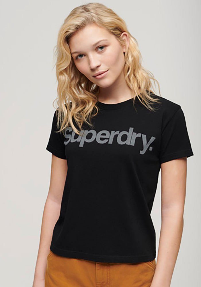 Superdry T-shirt CORE LOGO CITY FITTED TEE