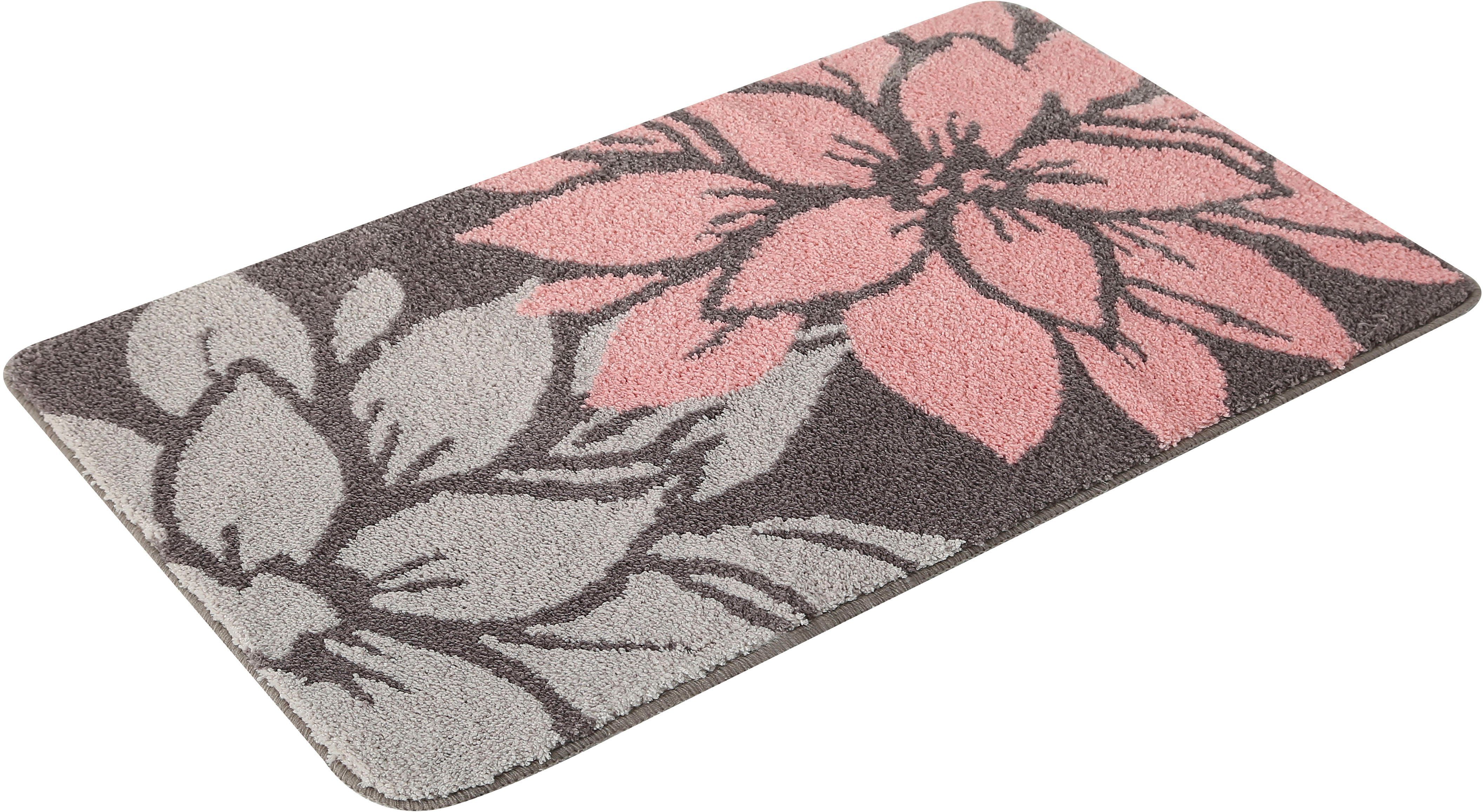 my home Badmat Susan Bloemmotief, badmat, badmatten ook als 3-delige set & rond