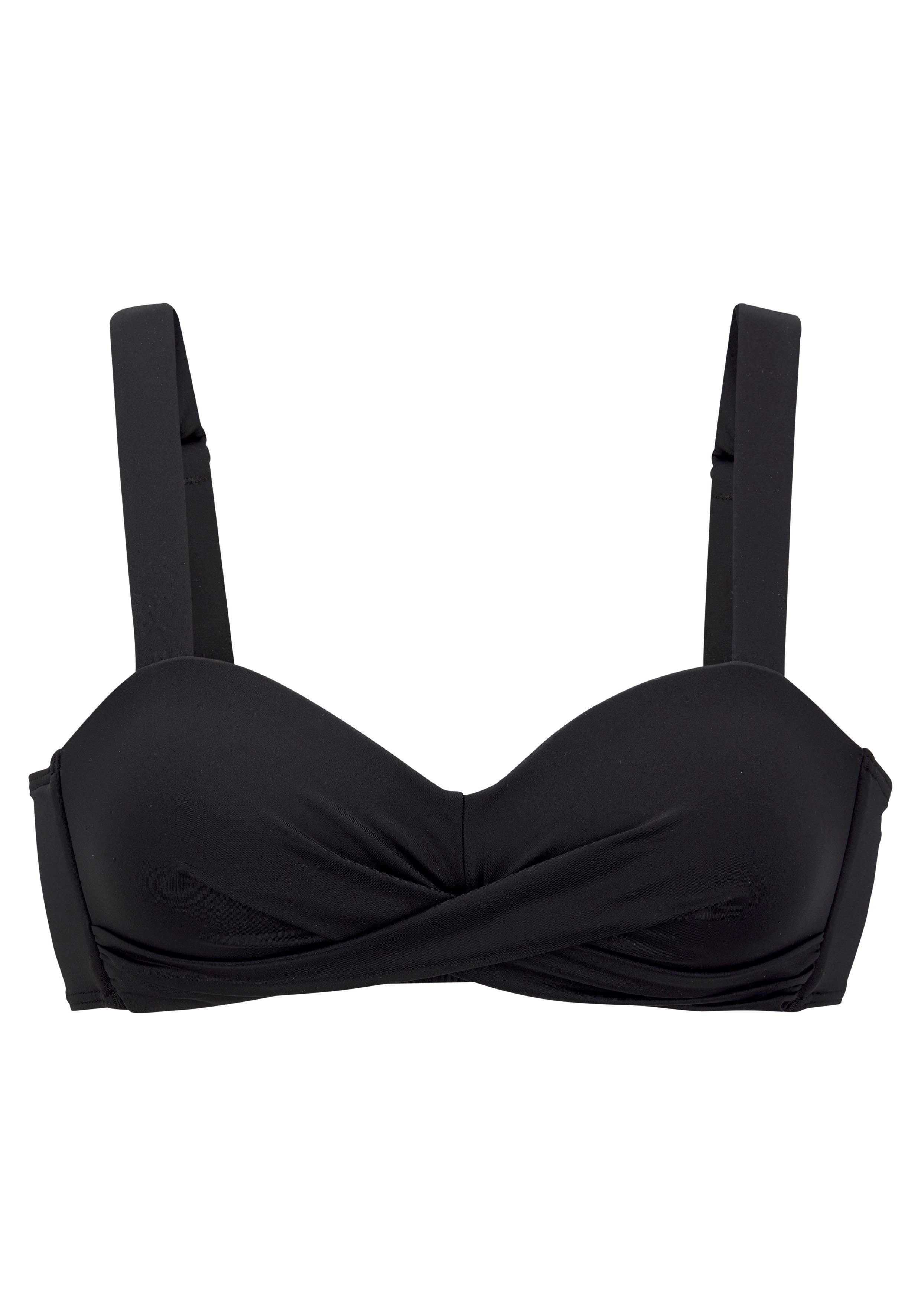 Lascana Bandeau-bikinitop Comfy met comfortabele pasvorm zonder beugel