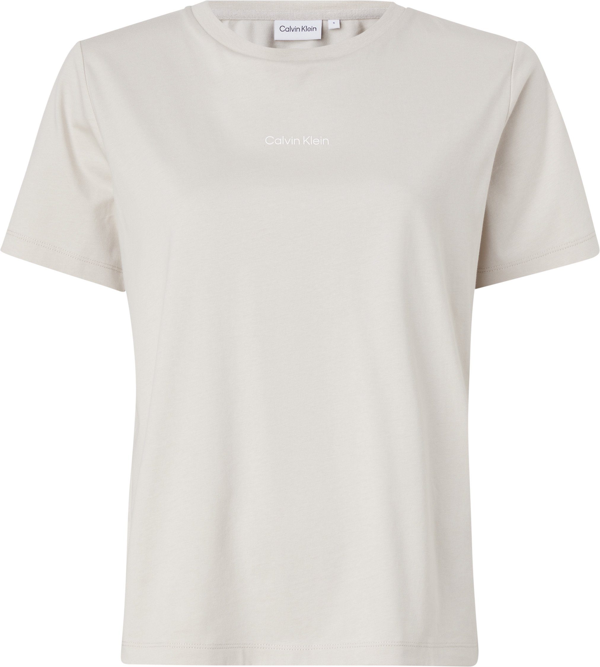 Calvin Klein T-shirt MICRO LOGO T-SHIRT dames t-shirts maat XXL (44) grijs