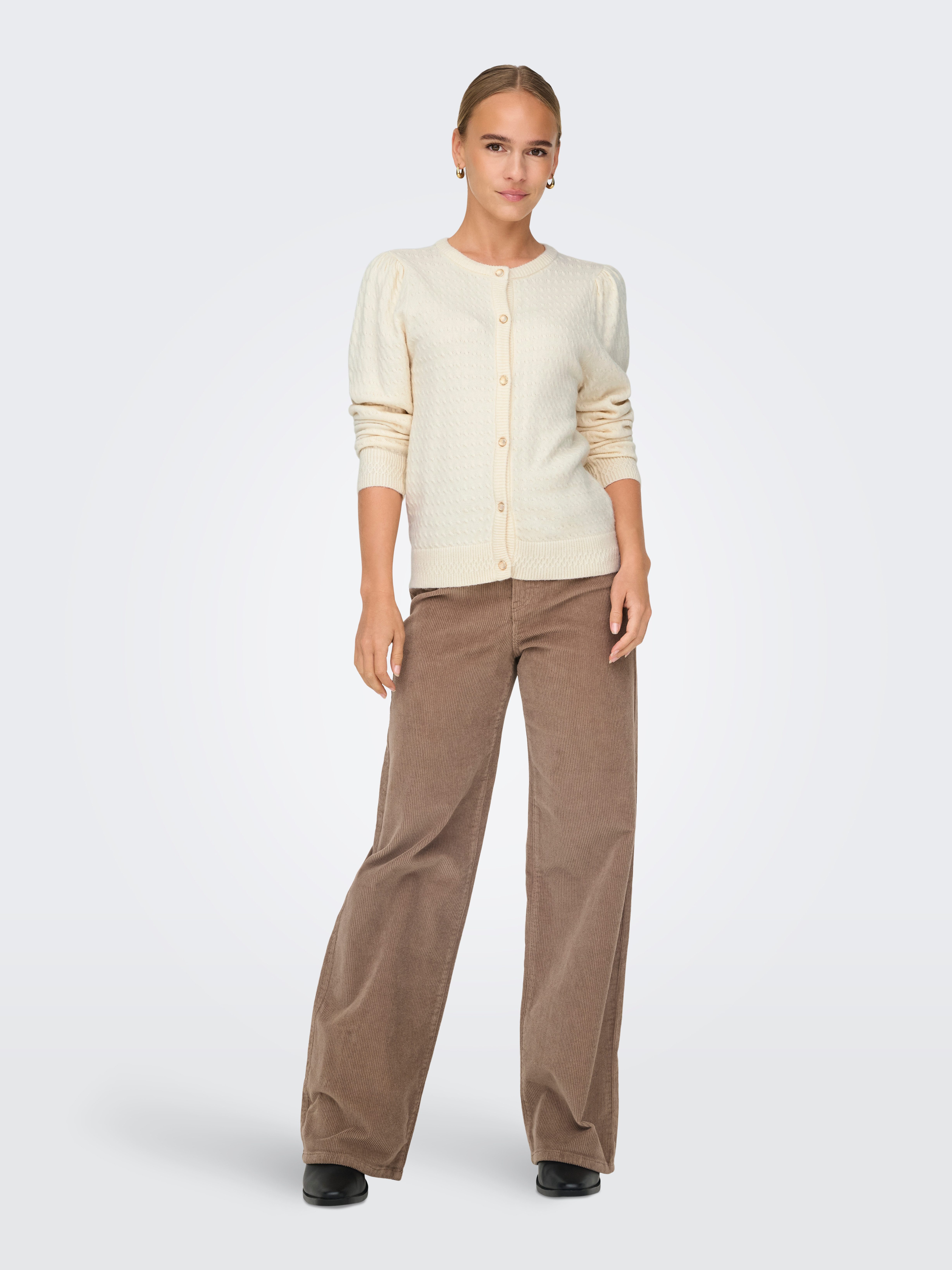 Only Vest ONLKATIA LS PUFF CARDIGAN CC KNT