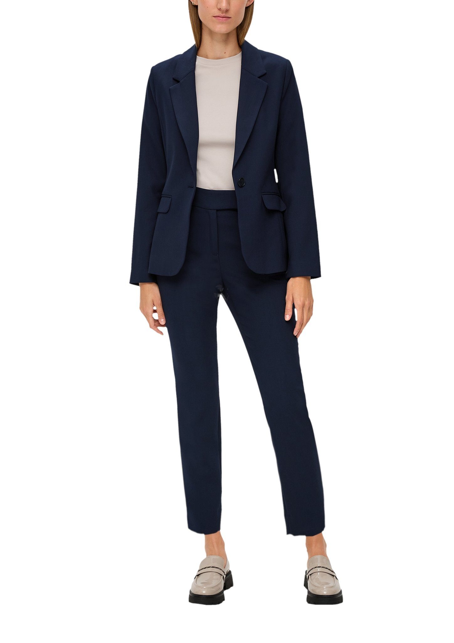 s.Oliver BLACK LABEL Korte blazer met klepzakken aan de voorkant