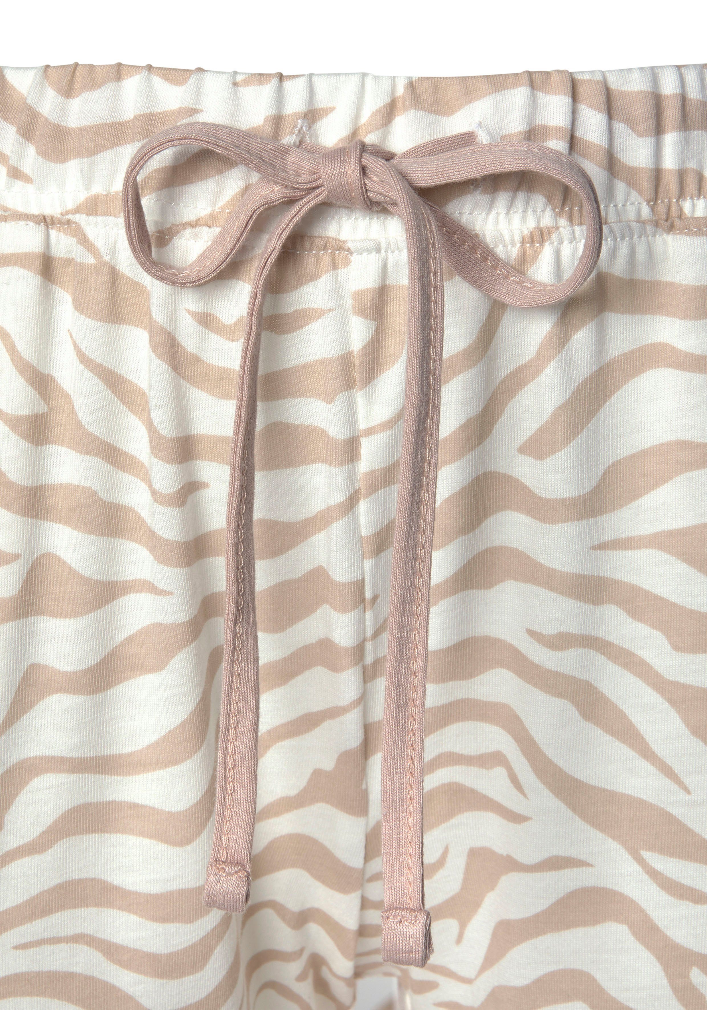 Lascana Pyjamabroek Effen of met geweldige print