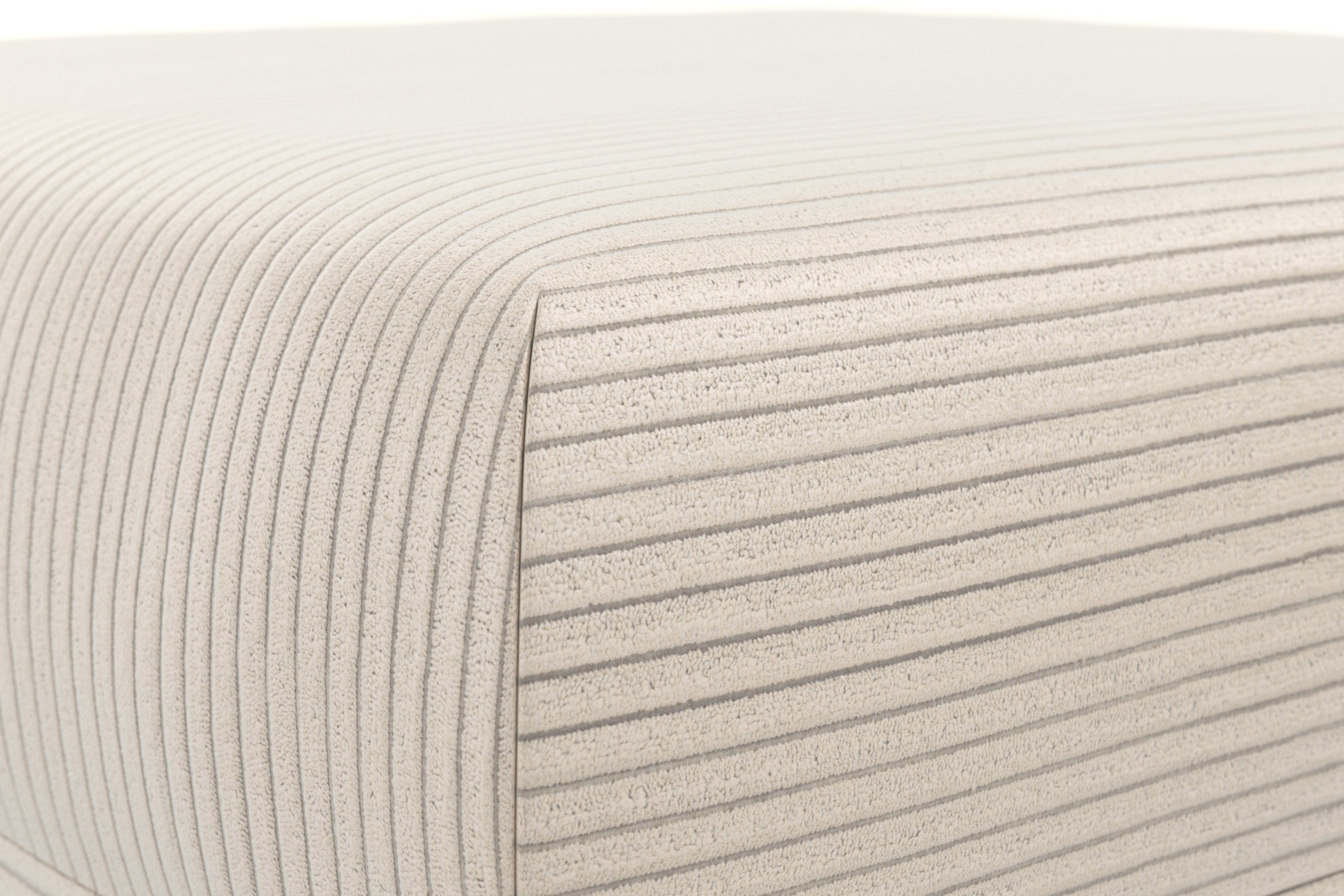 INOSIGN Hocker Coco Cord-bekleding in 2 uitvoeringen, poten 15 cm hoog