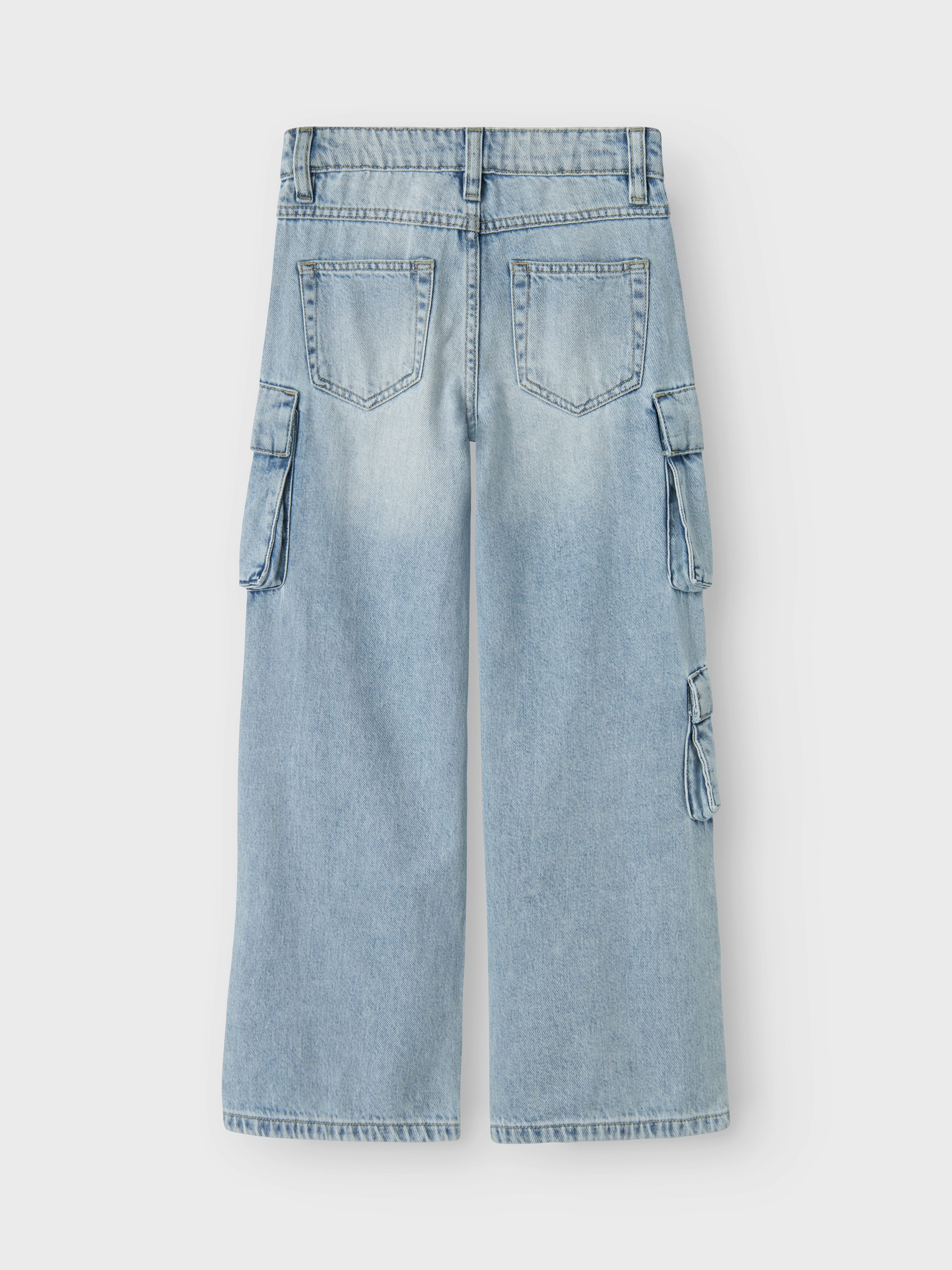 Name It Wijde jeans NKFBELLA WIDE CARGO JEANS 8772-BE NOOS