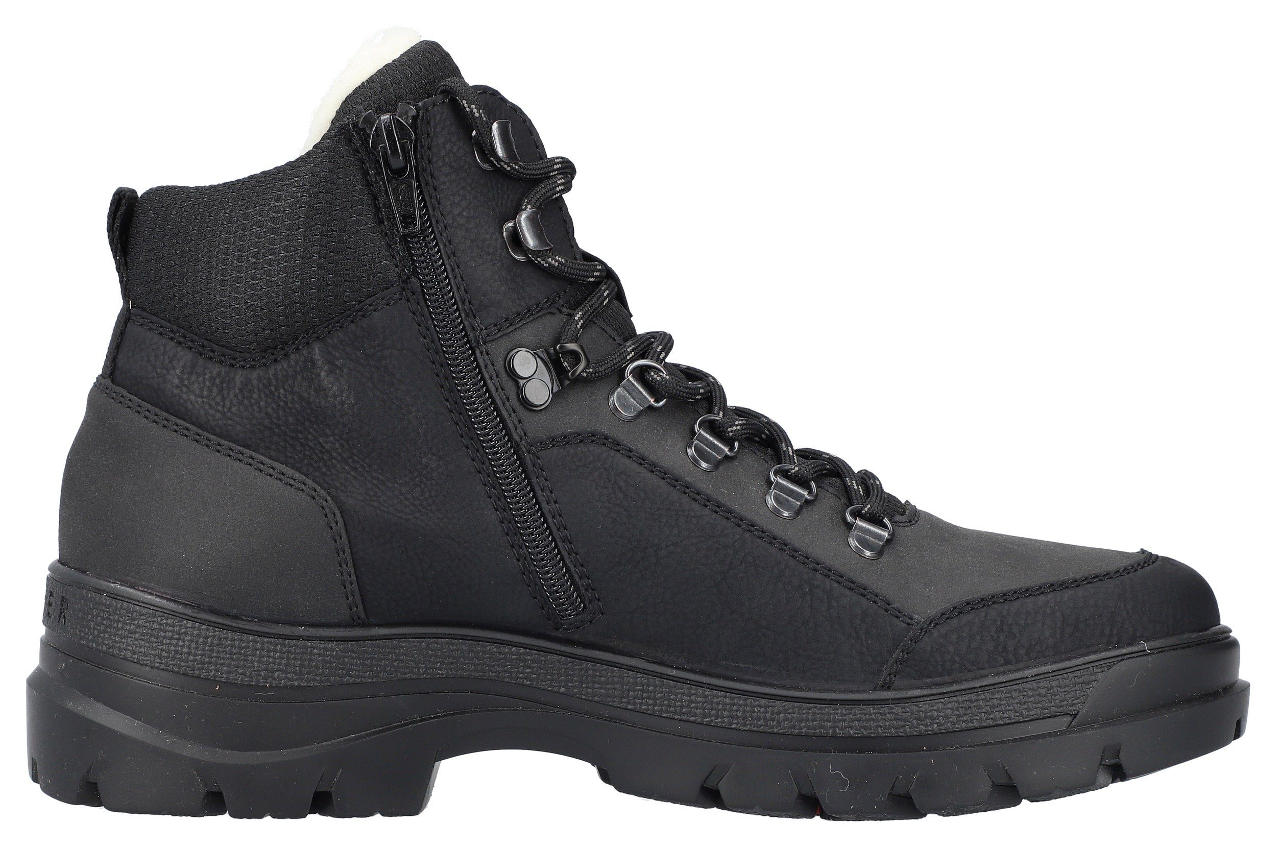 Rieker Winterlaarzen Flip Grip outdoorlaarzen met omklapbare spikes aan de loopzool, tex-membraan