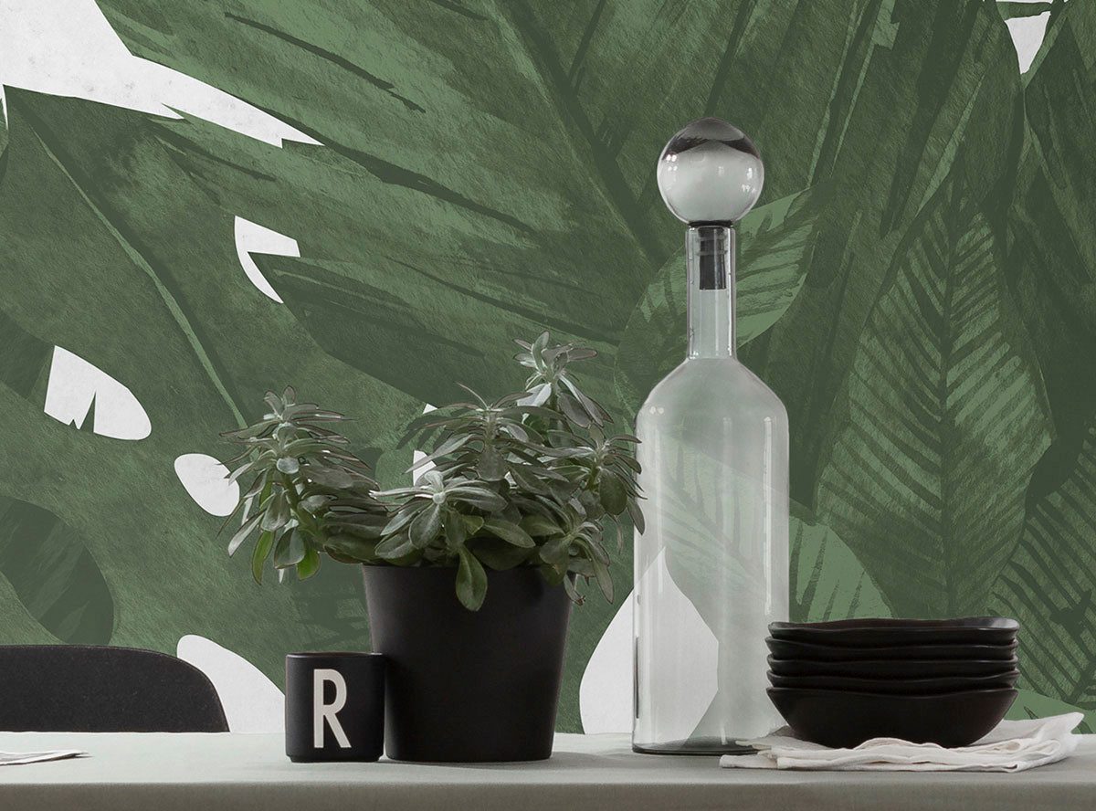 Komar Fotobehang Digitale print vlies - Botanic Harmony - Afmeting 500 x 250 cm (1 stuk)