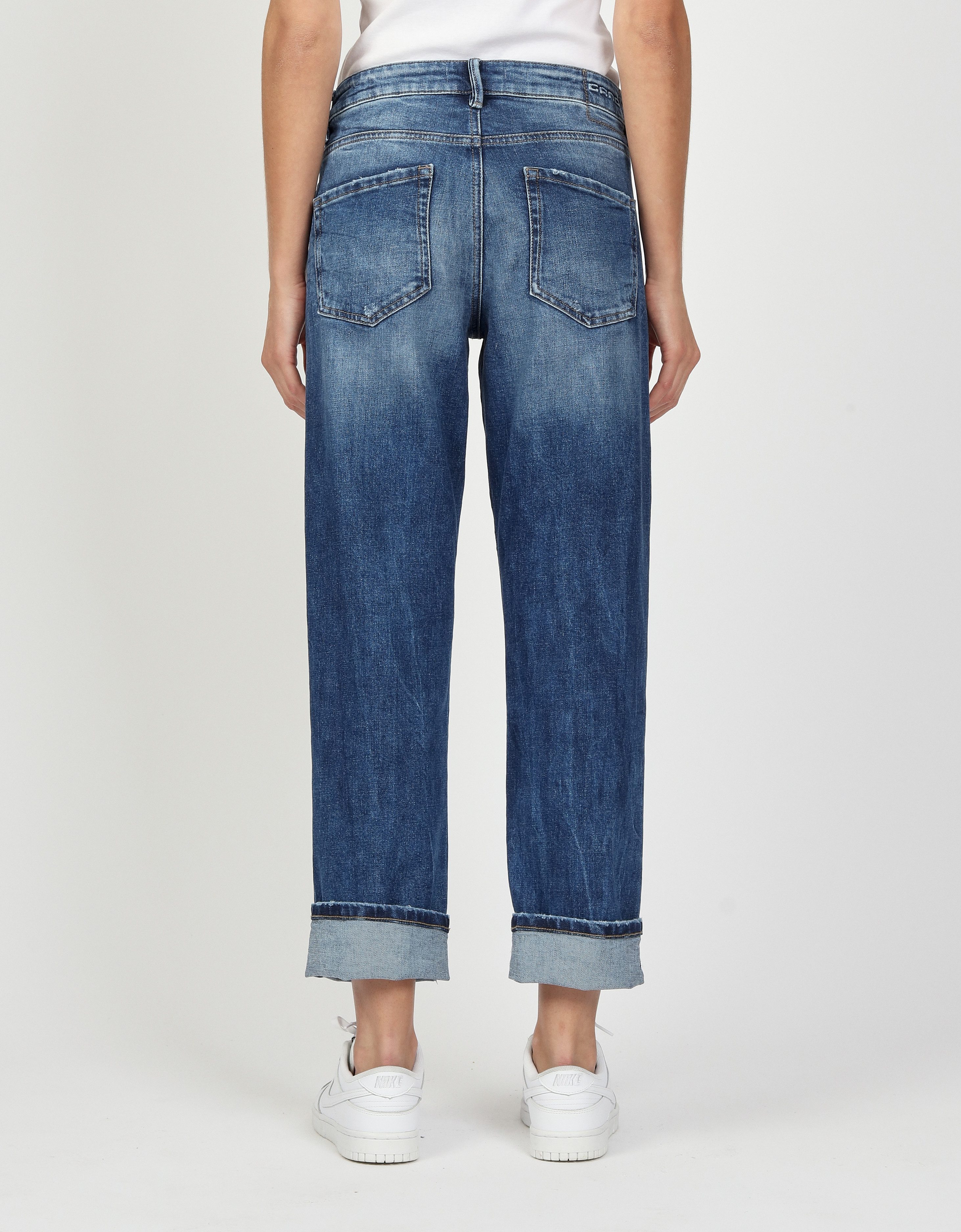 GANG Straight jeans 94Thelma met detail boven de muntzak