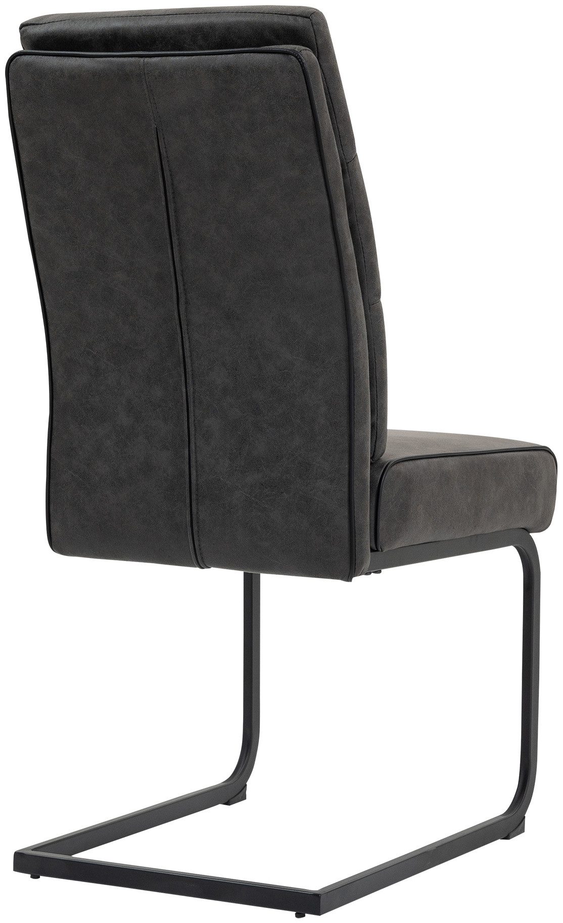 Duo Collection Vrijdragende stoel Marga sledestoel, set van 2 extra verdikking met pocketveringskern, glijders voor de veiligheid (set, 2 stuks)