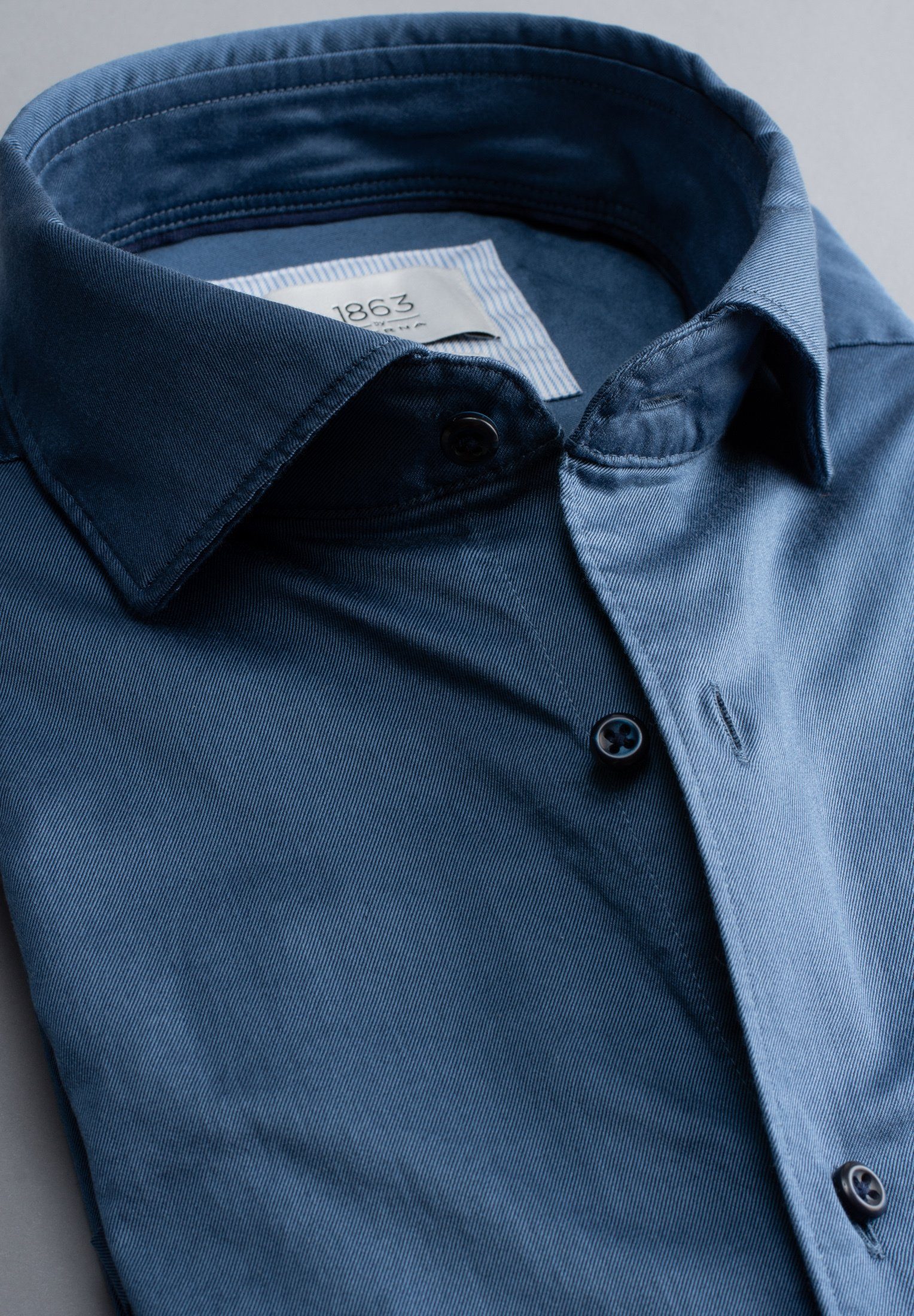 Eterna Overhemd met lange mouwen Slim fit EASY IRON (gemakkelijk te strijken)