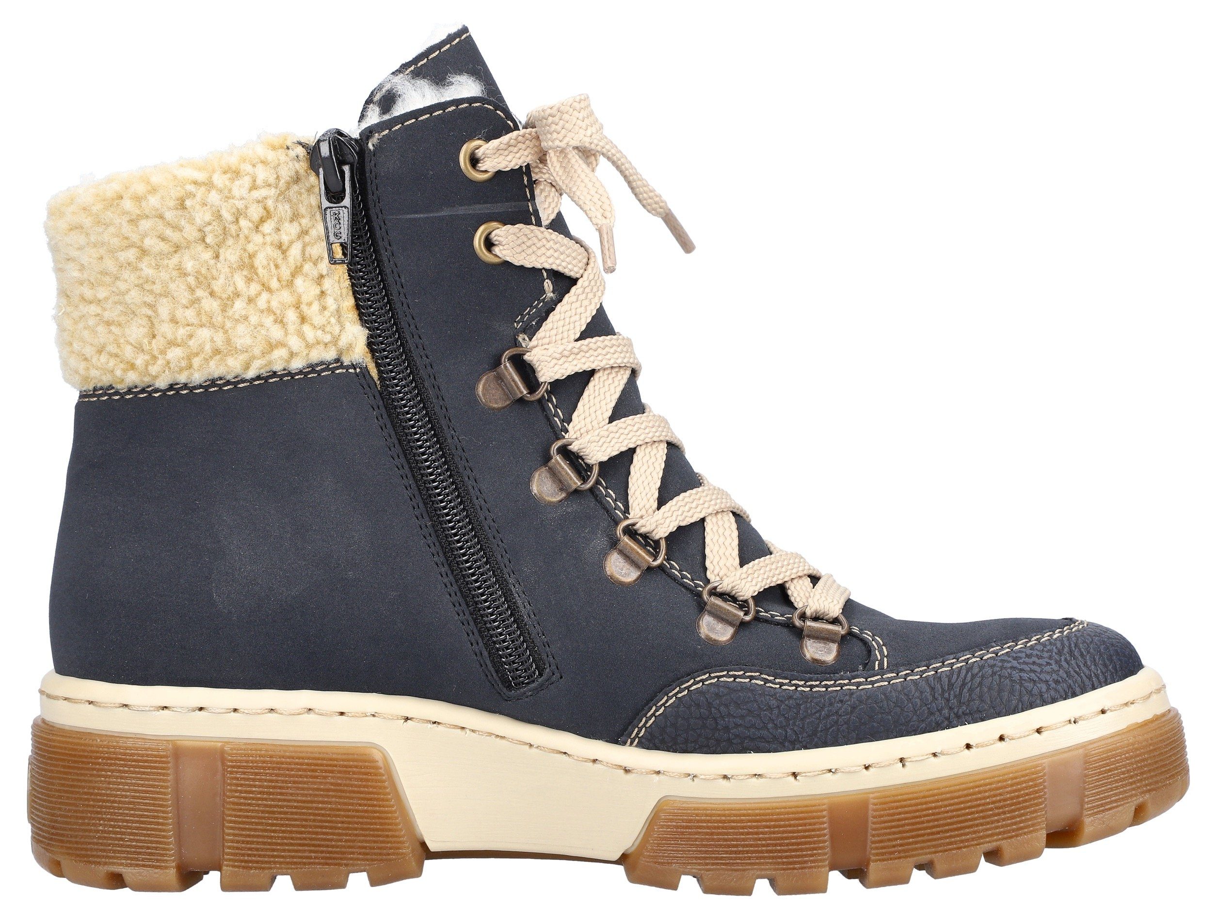 Rieker Winterlaarzen , veterschoenen, winterenkellaarsjes met warme voering