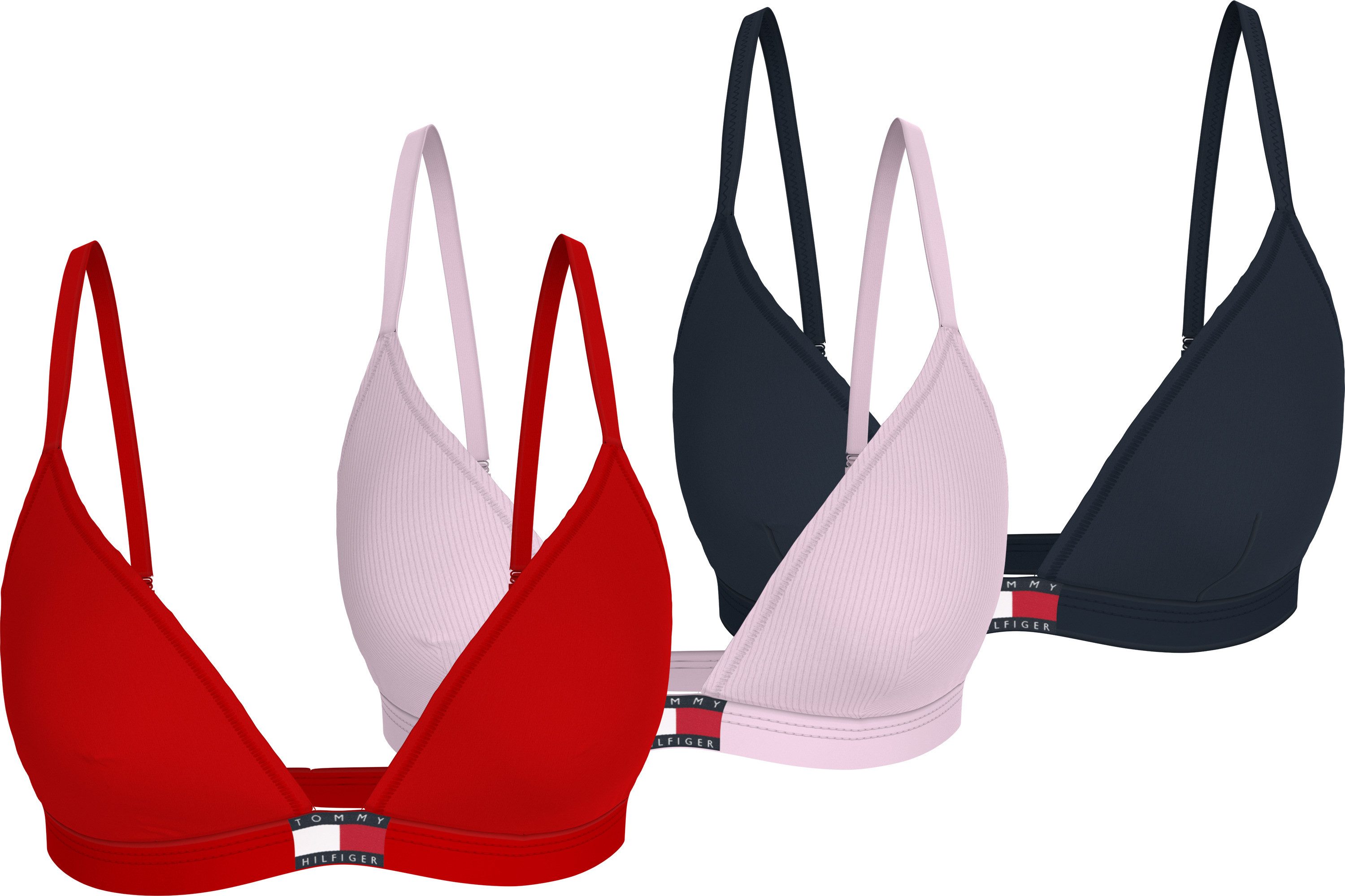 Tommy Hilfiger Underwear Triangel-bh 3 PACK TRIANGLE (3-delig, Set van 3)