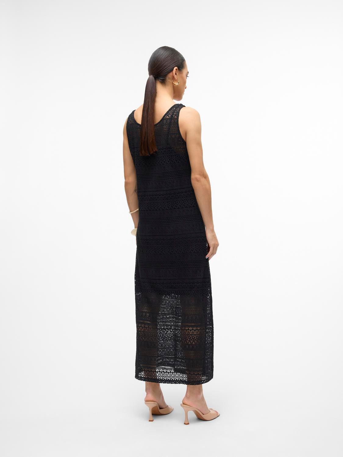 Vero Moda Kanten jurk VMHONEY LACE SL 7/8 DRESS WVN