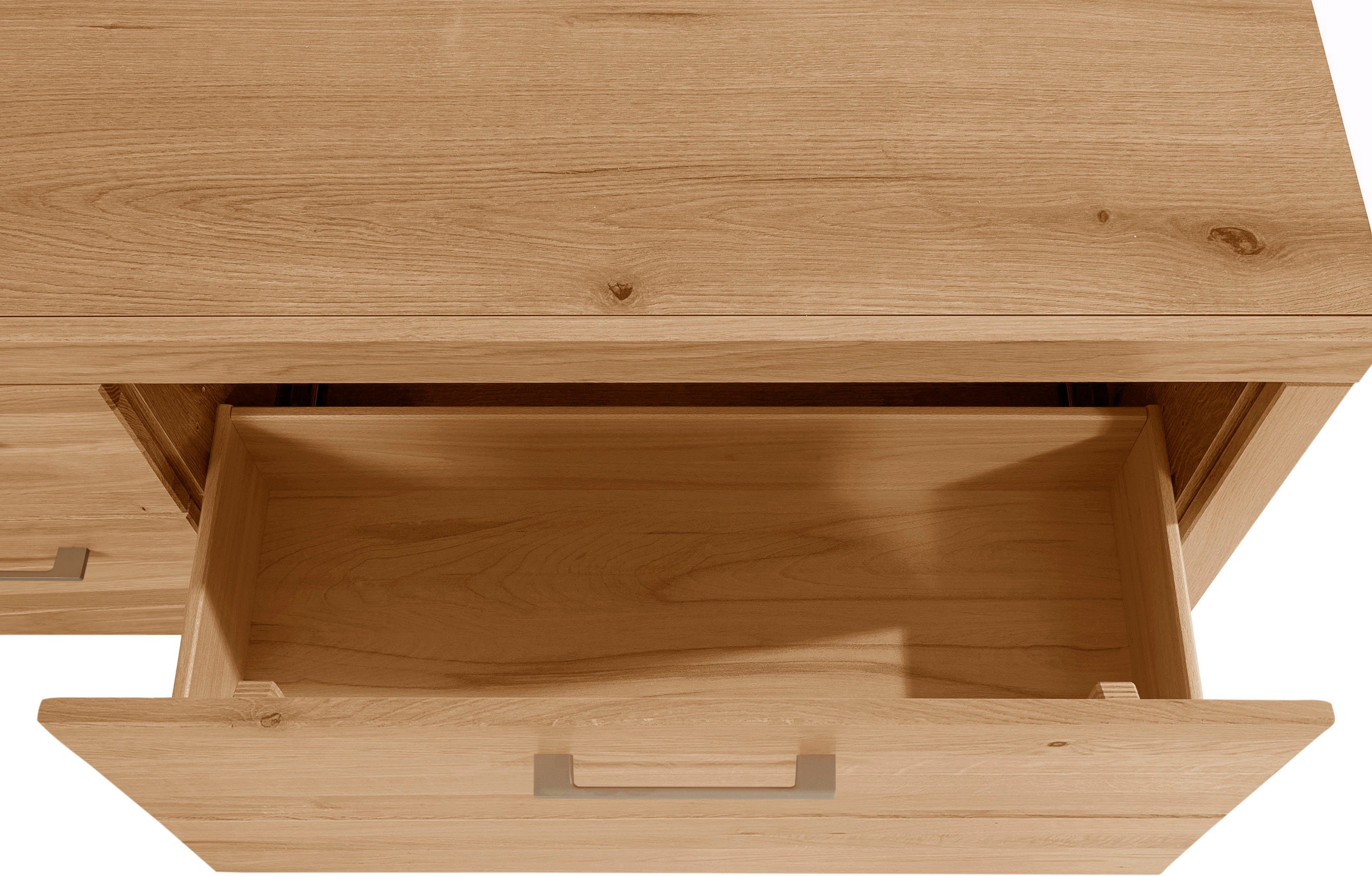 VOGL Möbelfabrik Tv-meubel 1237 Massief houten front, breedte ca. 211 cm, met soft-close functie